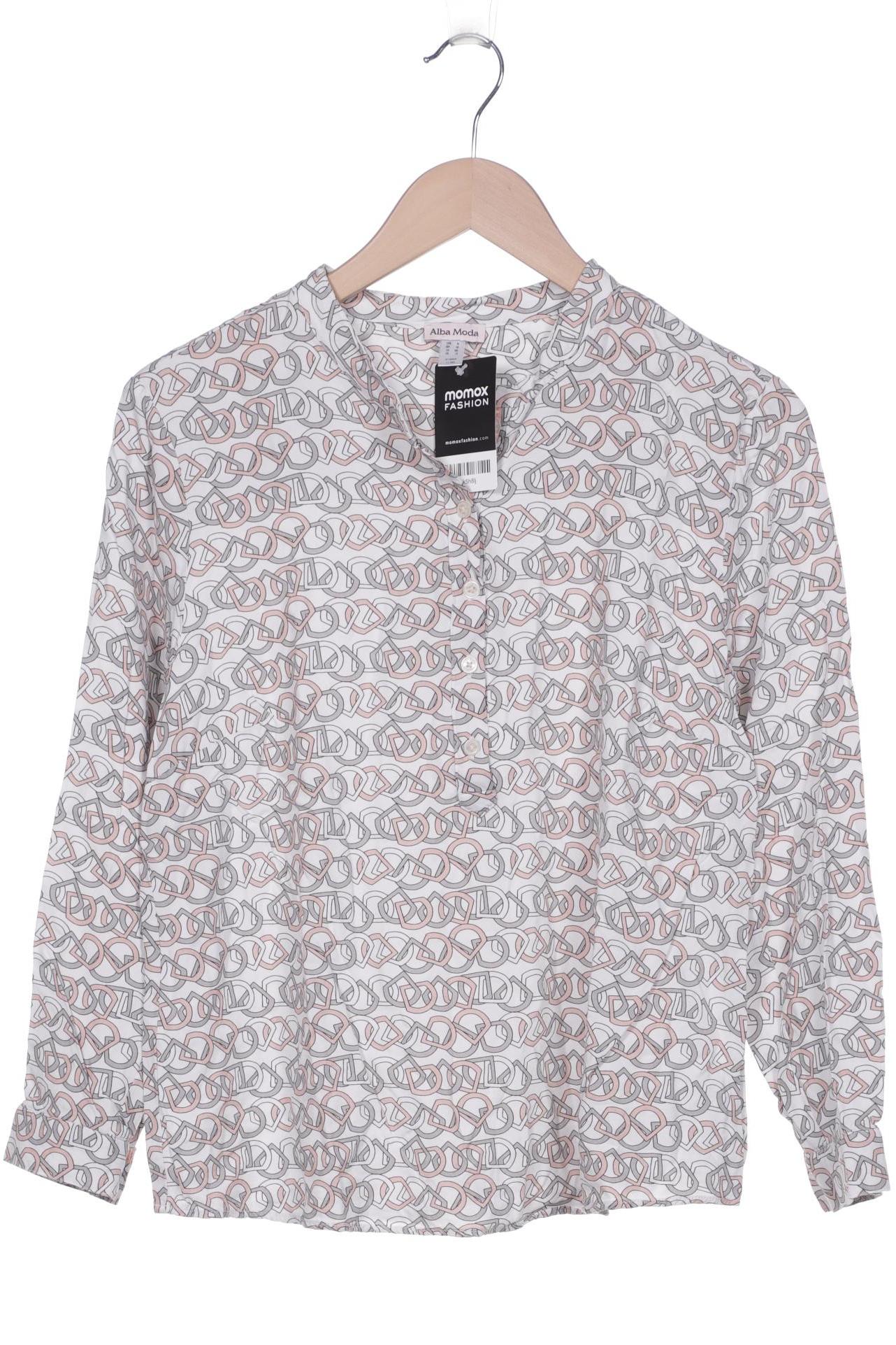 

Alba Moda Damen Langarmshirt, weiß