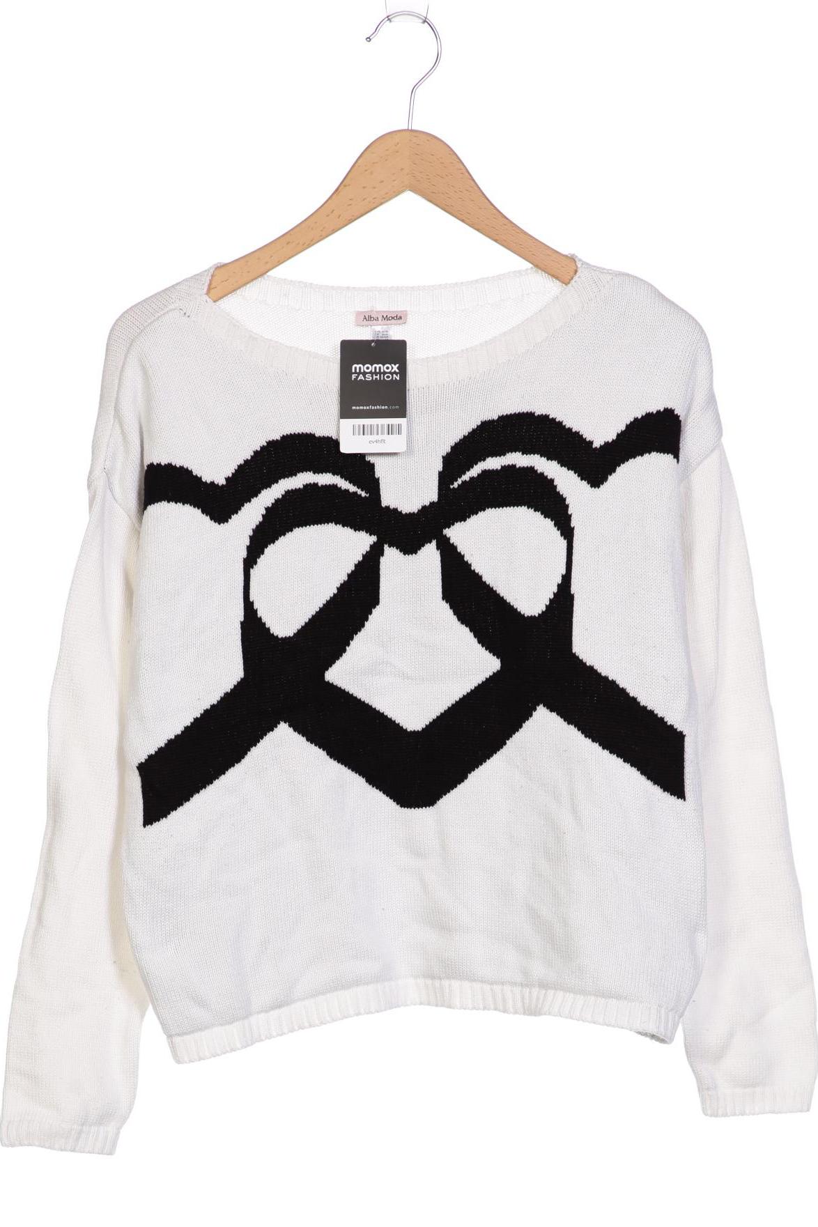 

Alba Moda Damen Pullover, weiß, Gr. 36