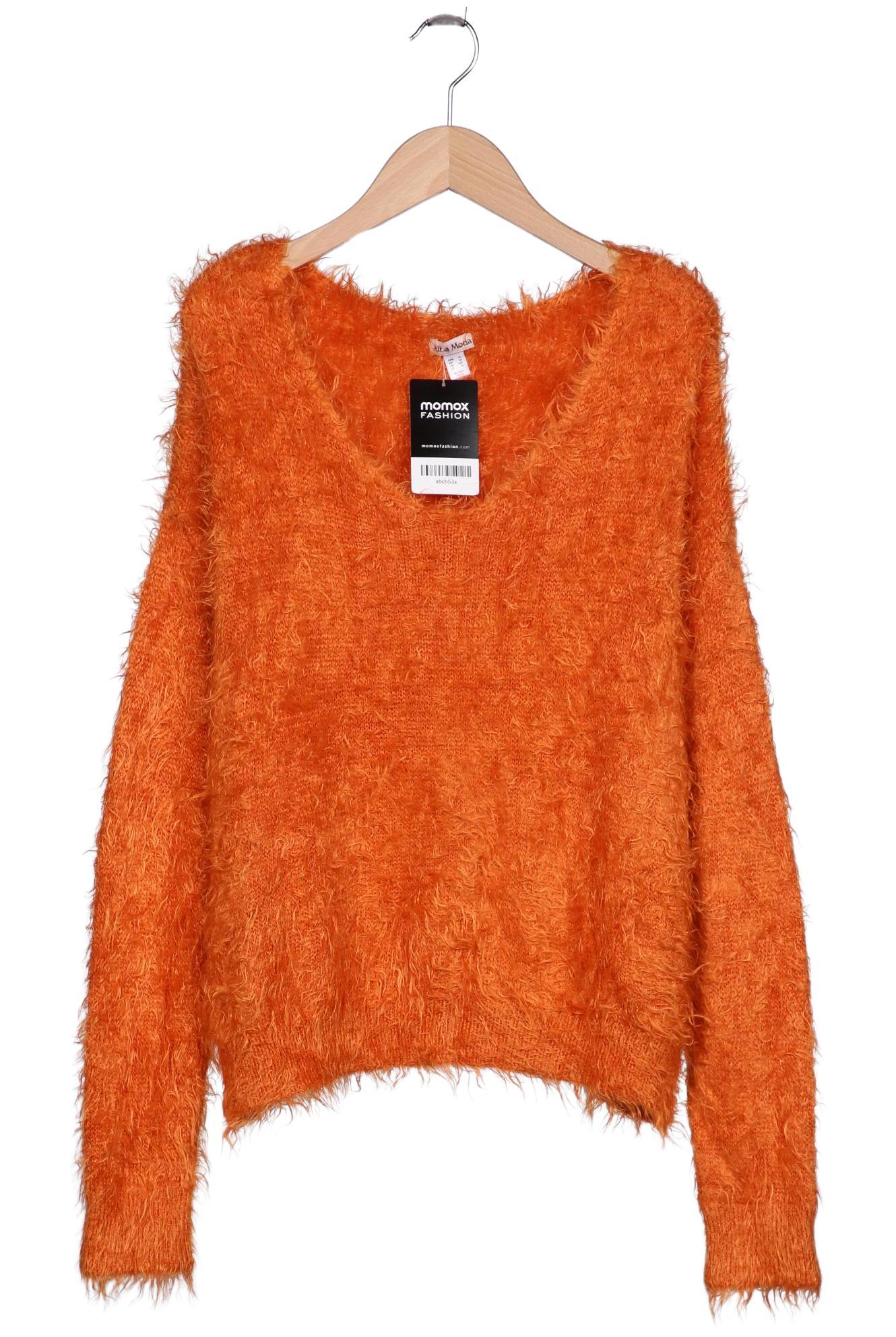 

Alba Moda Damen Pullover, orange, Gr. 42