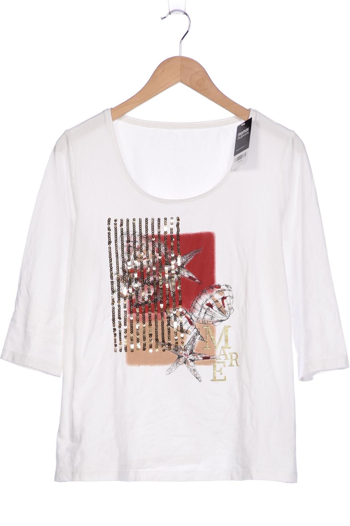 

Alba Moda Damen Langarmshirt, weiß, Gr. 44