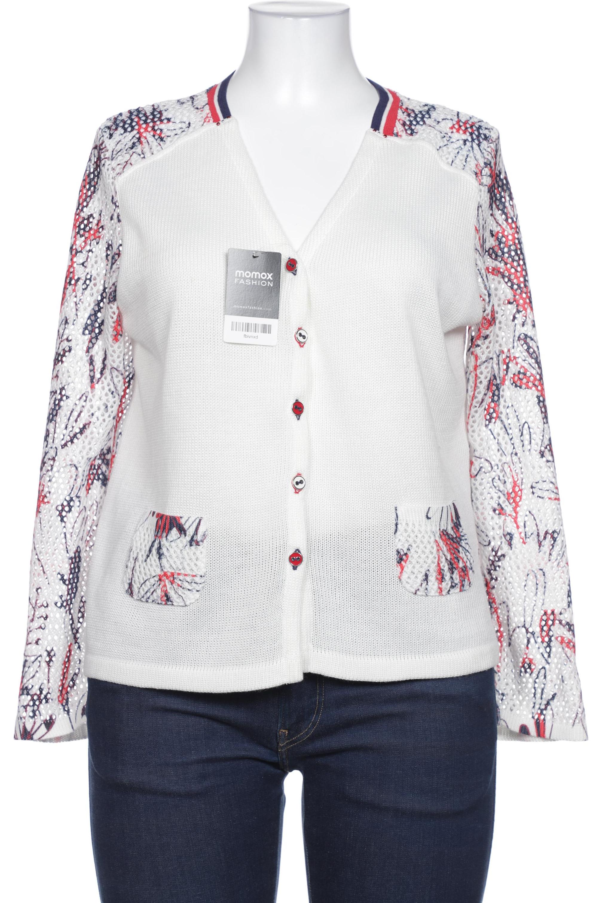 

Alba Moda Damen Strickjacke, weiß