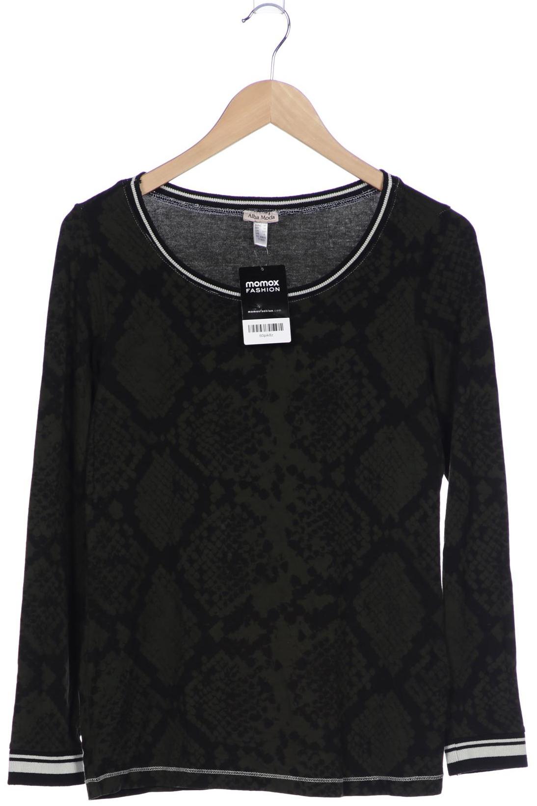 

Alba Moda Damen Langarmshirt, grün, Gr. 36