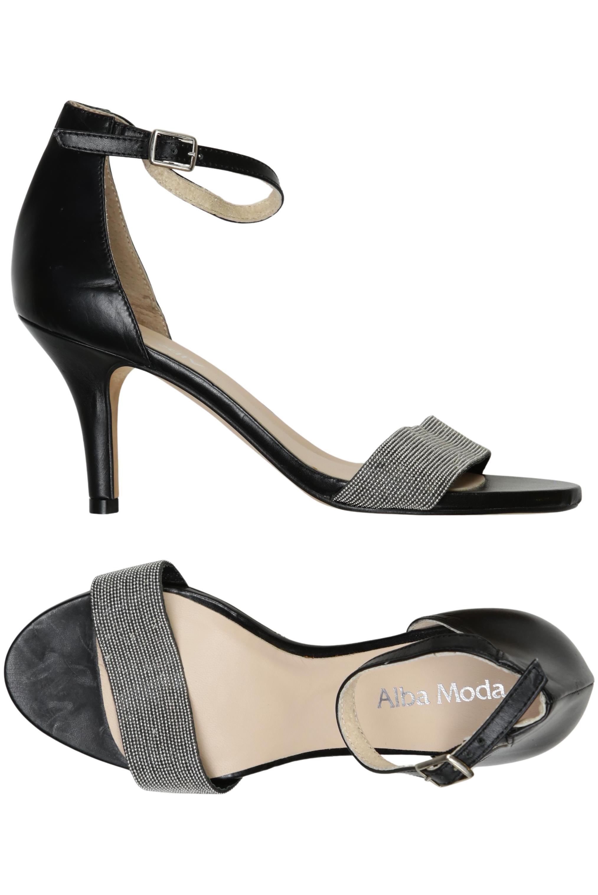 

Alba Moda Damen Sandale, schwarz, Gr. 39