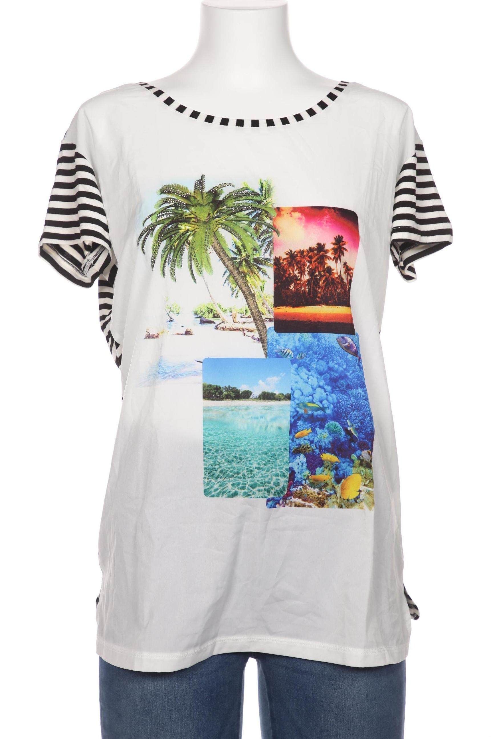

Alba Moda Damen T-Shirt, weiß, Gr. 38