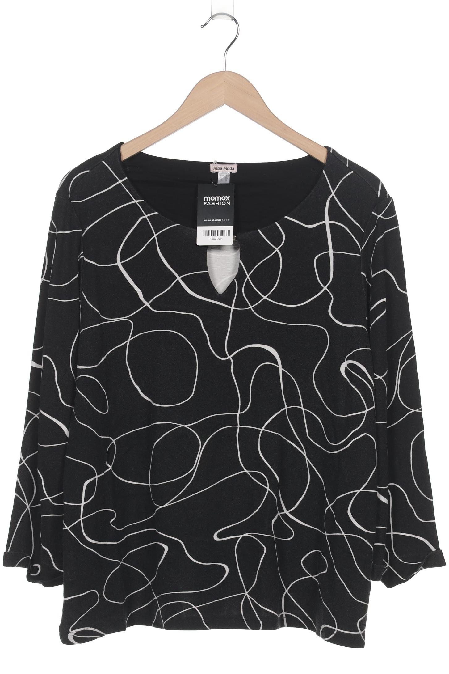 

Alba Moda Damen Langarmshirt, schwarz, Gr. 46