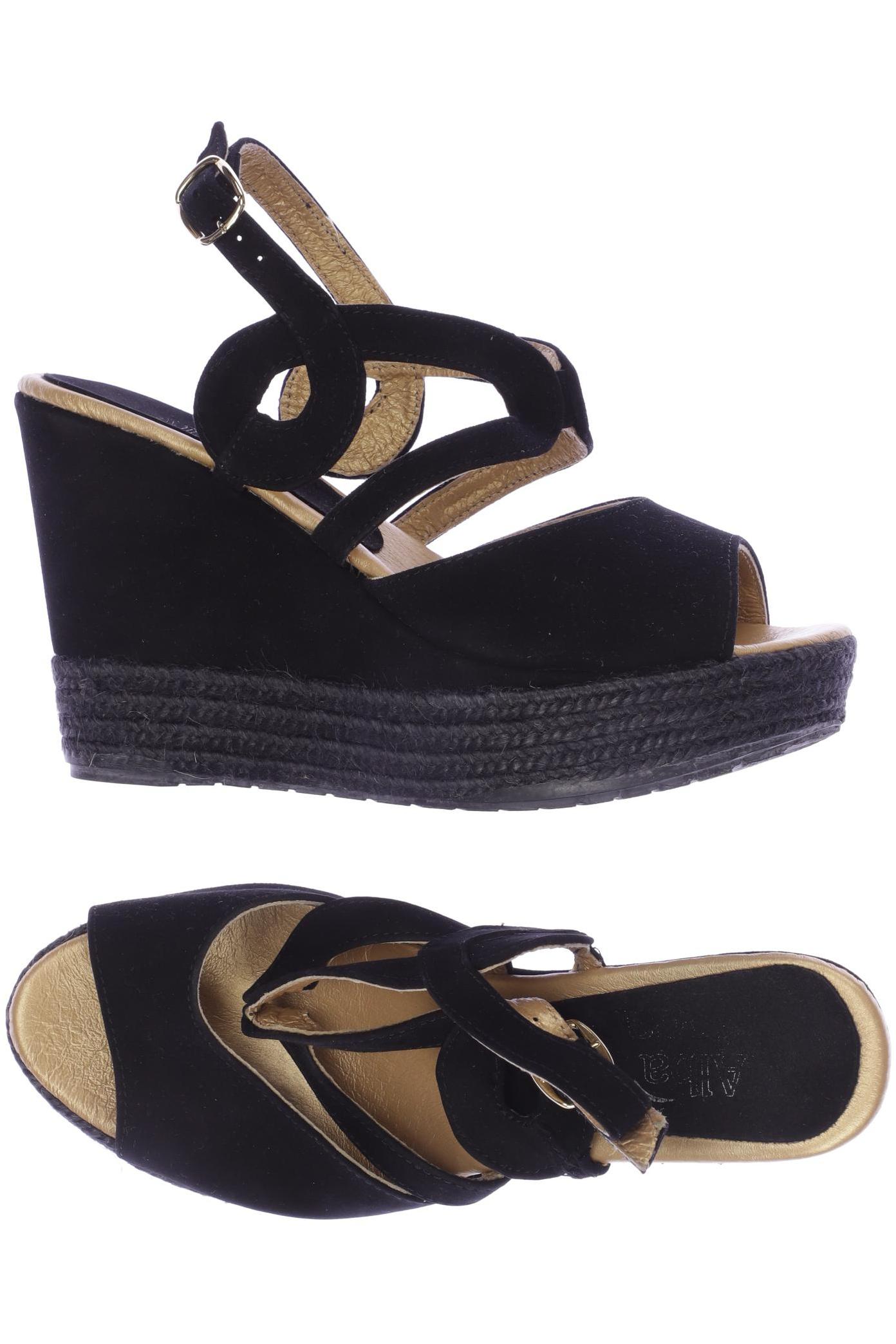 

Alba Moda Damen Sandale, schwarz, Gr. 39