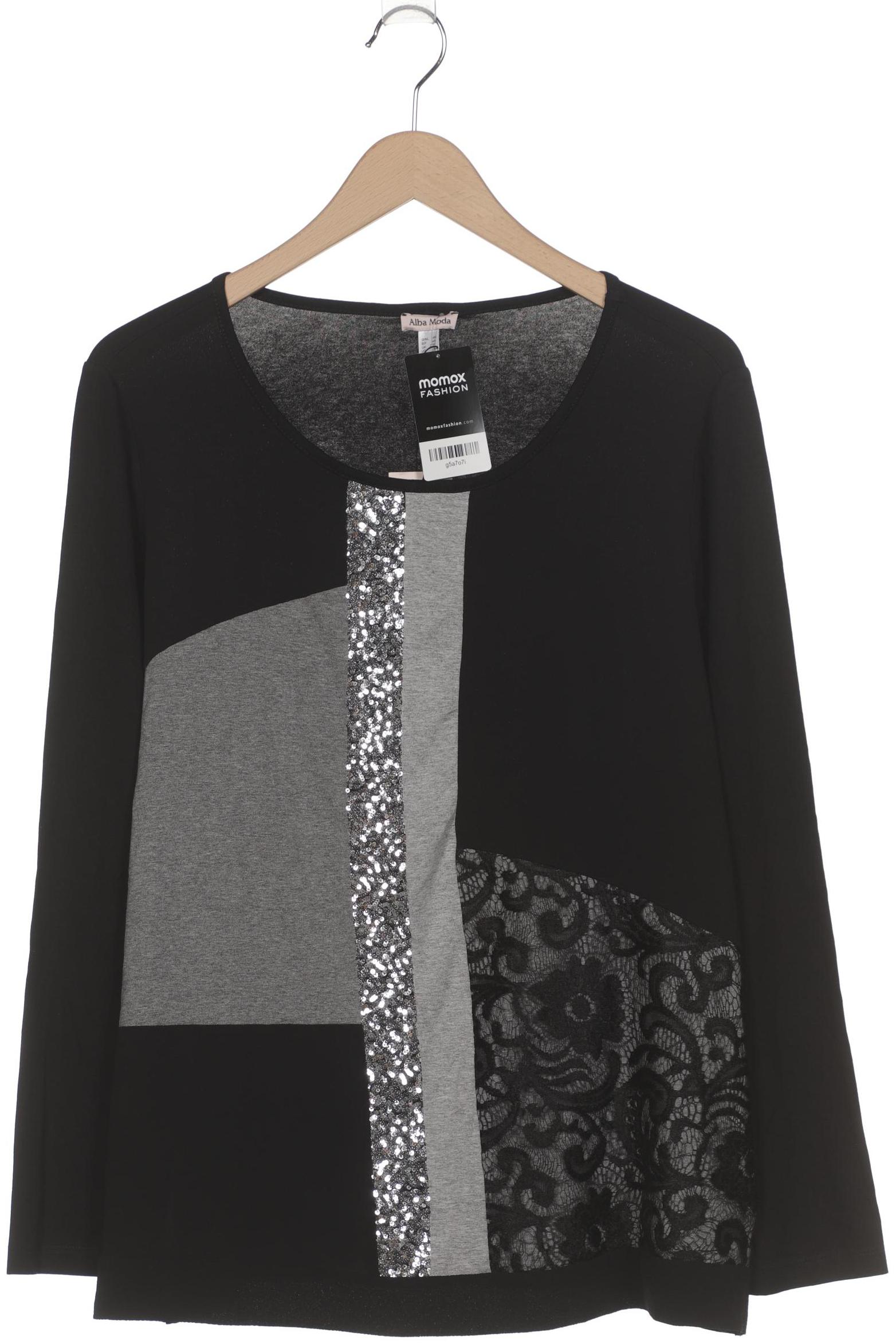 

Alba Moda Damen Langarmshirt, schwarz, Gr. 46