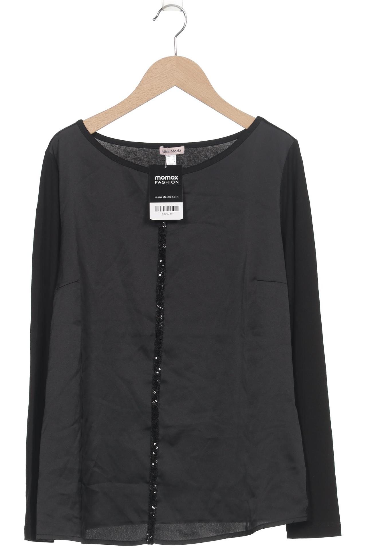 

Alba Moda Damen Langarmshirt, schwarz, Gr. 36