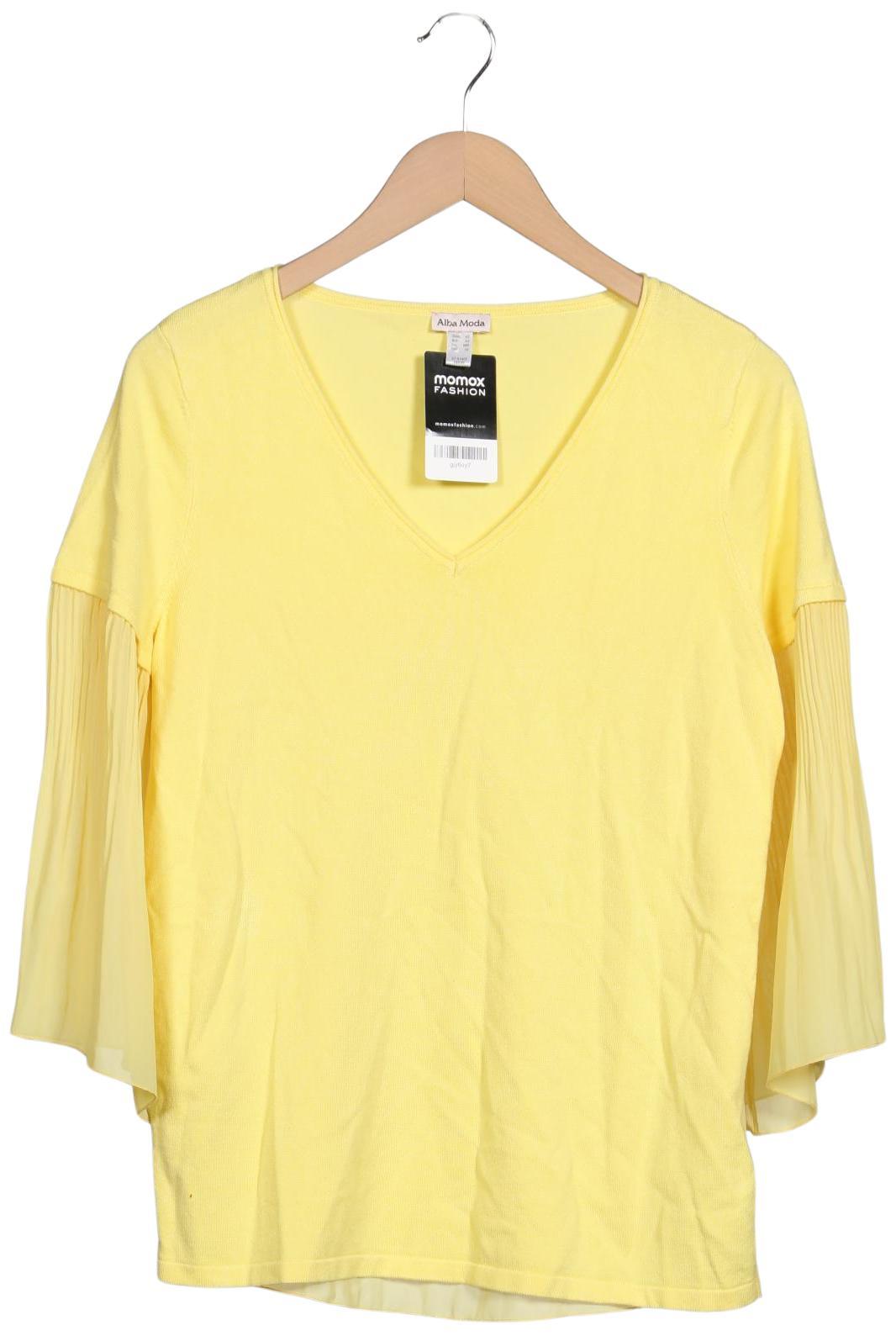 

Alba Moda Damen Pullover, gelb, Gr. 42
