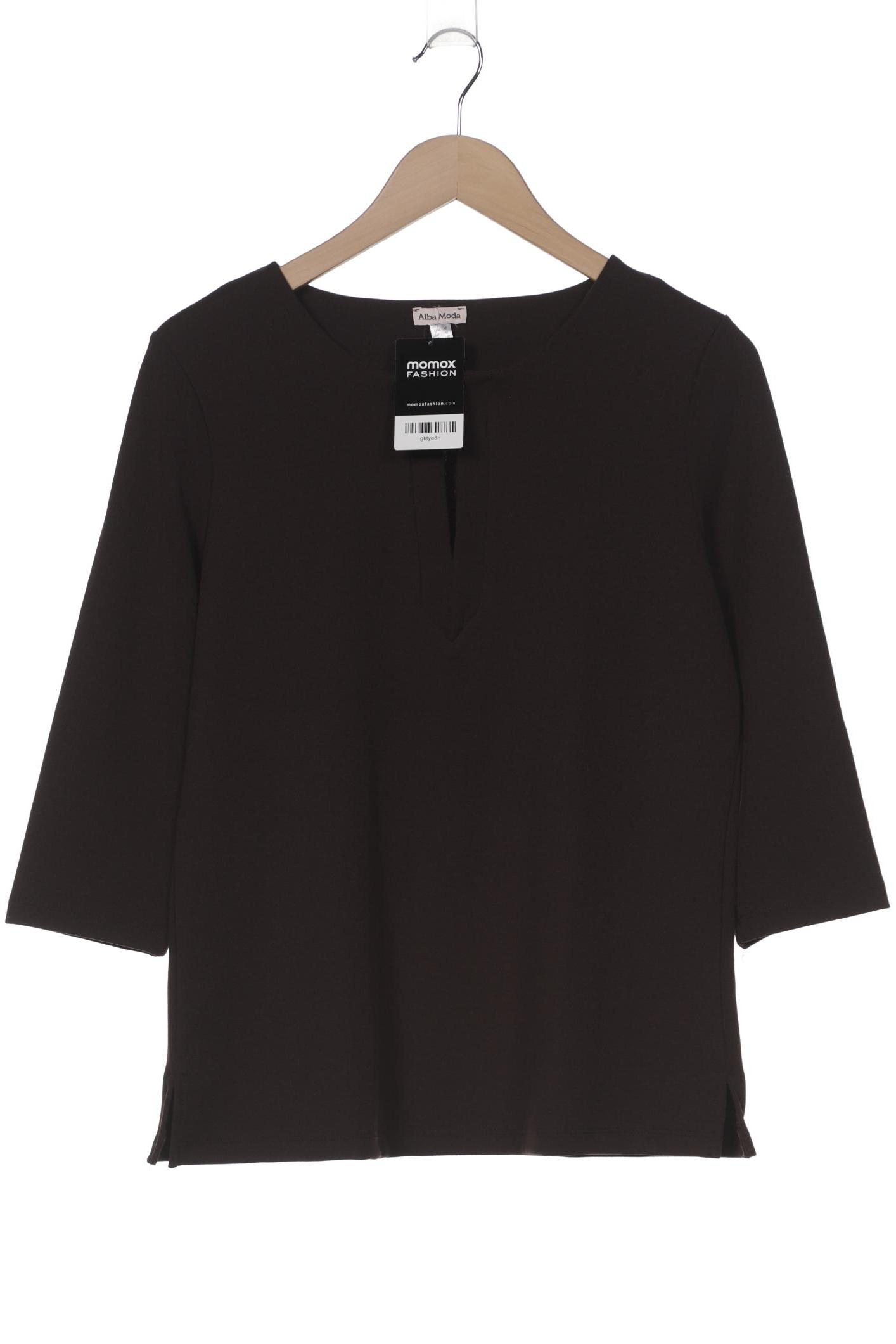 

Alba Moda Damen Langarmshirt, braun, Gr. 40