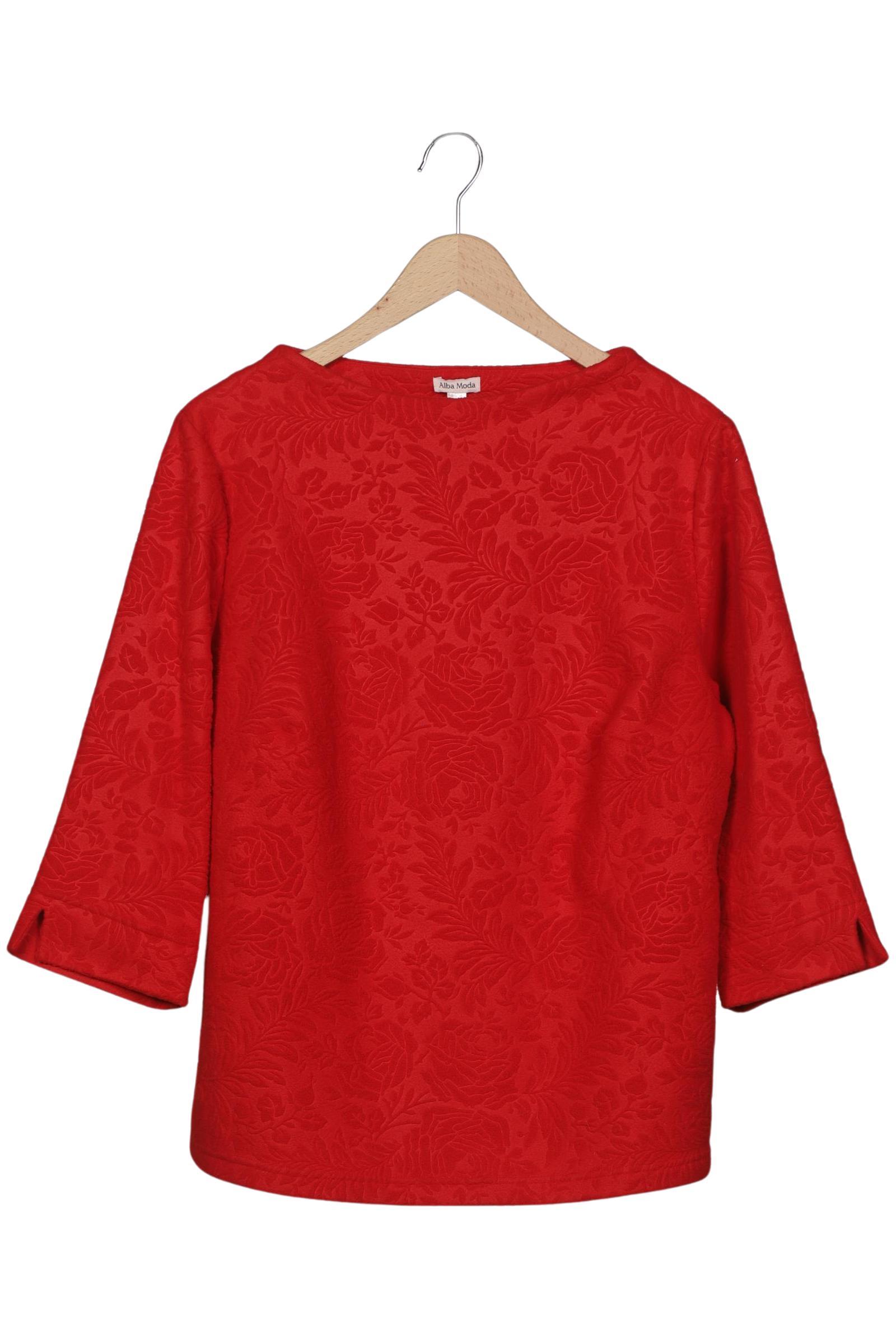 

Alba Moda Damen Sweatshirt, rot, Gr. 46