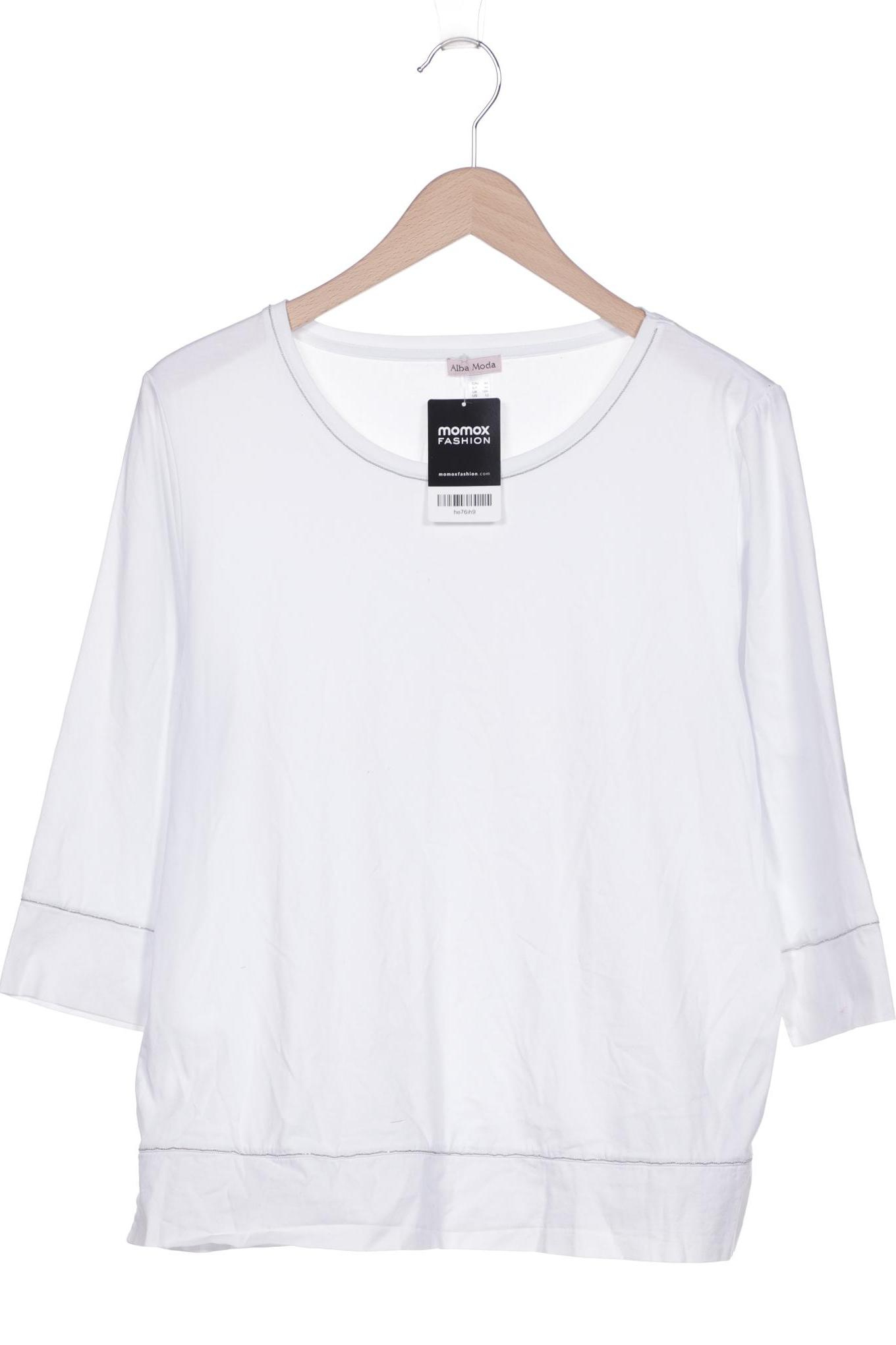 

Alba Moda Damen Langarmshirt, weiß
