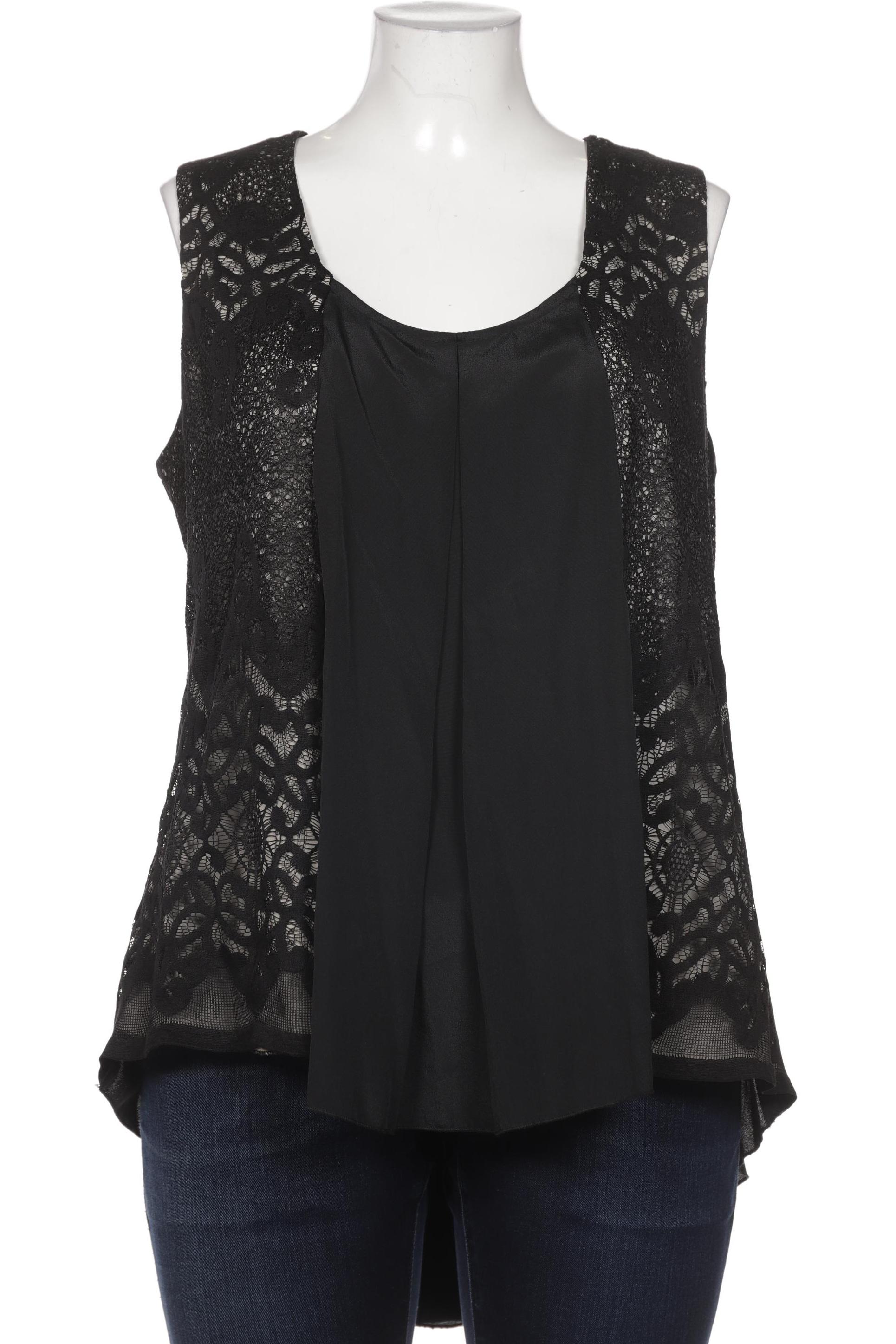 

Alba Moda Damen Bluse, schwarz, Gr. 46