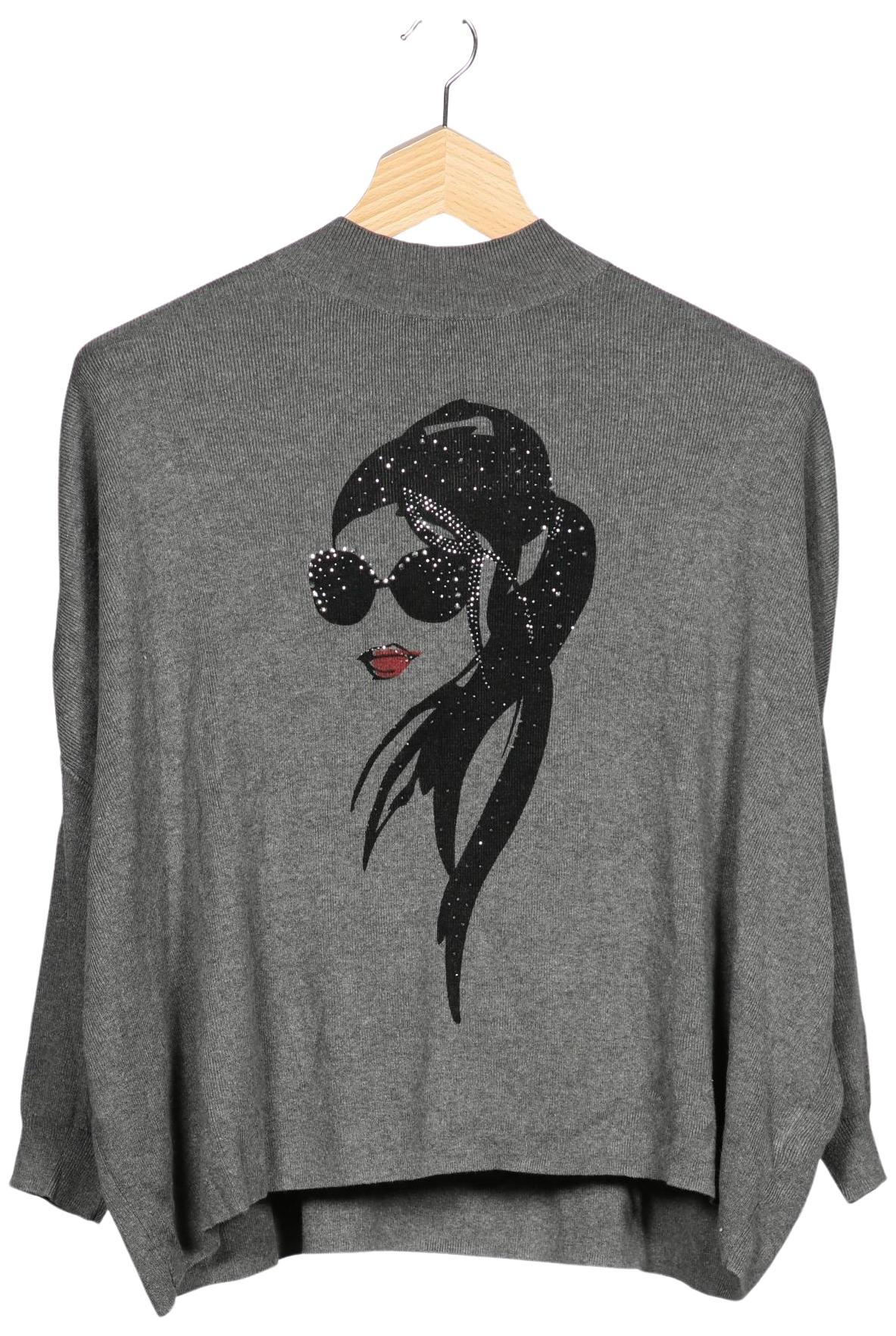 

Alba Moda Damen Pullover, grau, Gr. 46