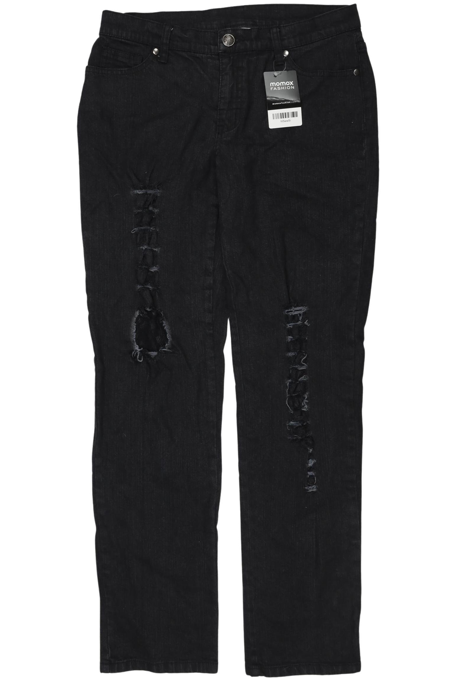 

Alba Moda Damen Jeans, schwarz, Gr. 38
