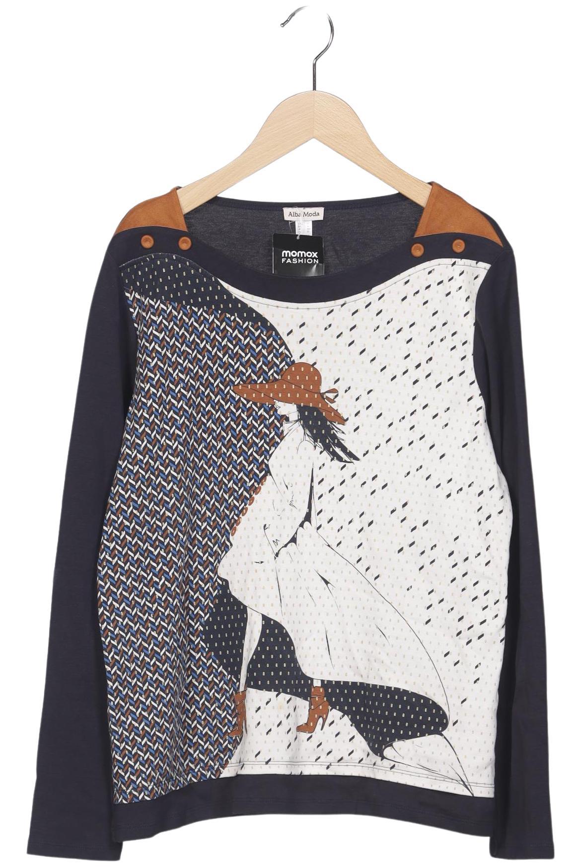 

Alba Moda Damen Langarmshirt, marineblau, Gr. 42