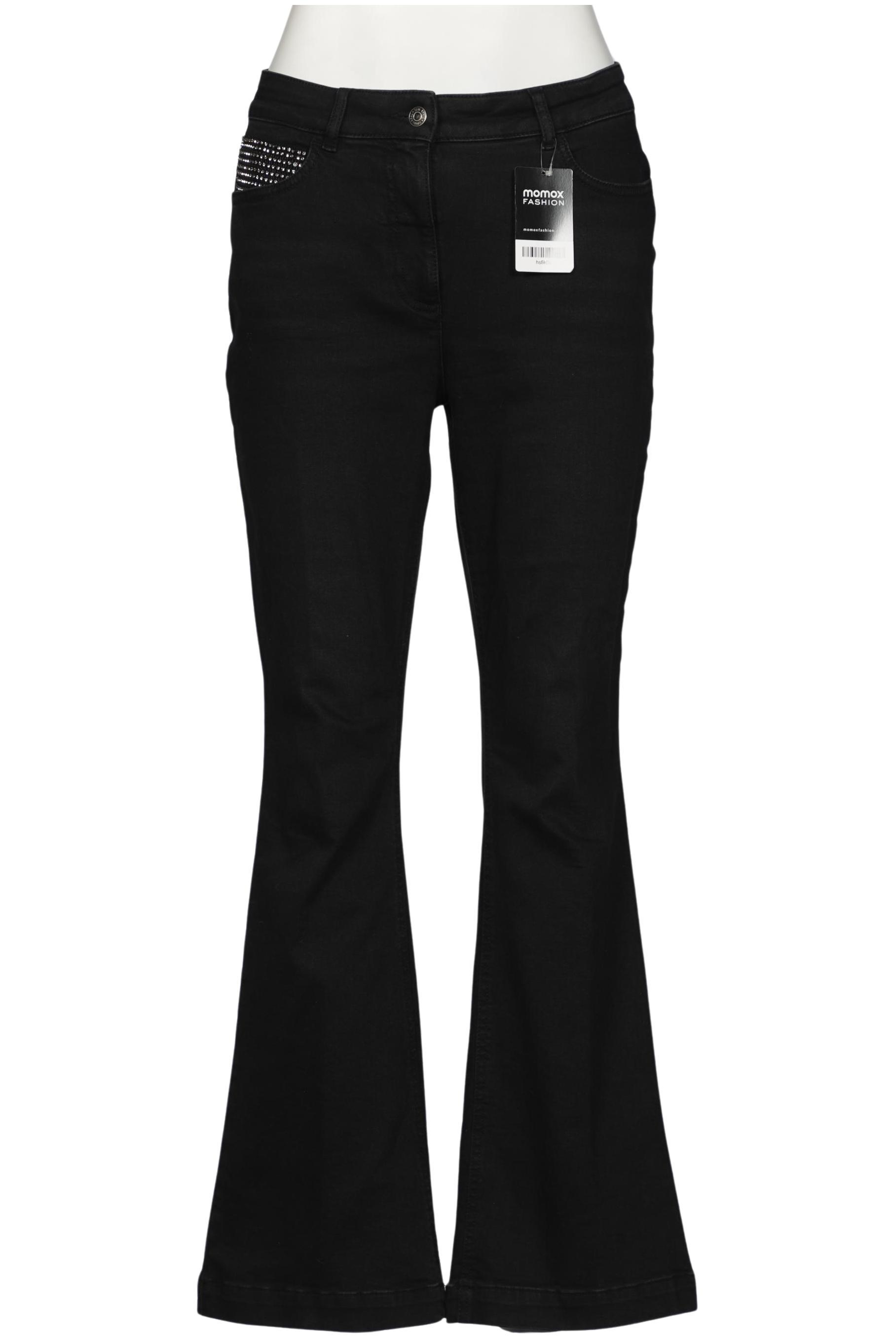 

Alba Moda Damen Jeans, schwarz, Gr. 40