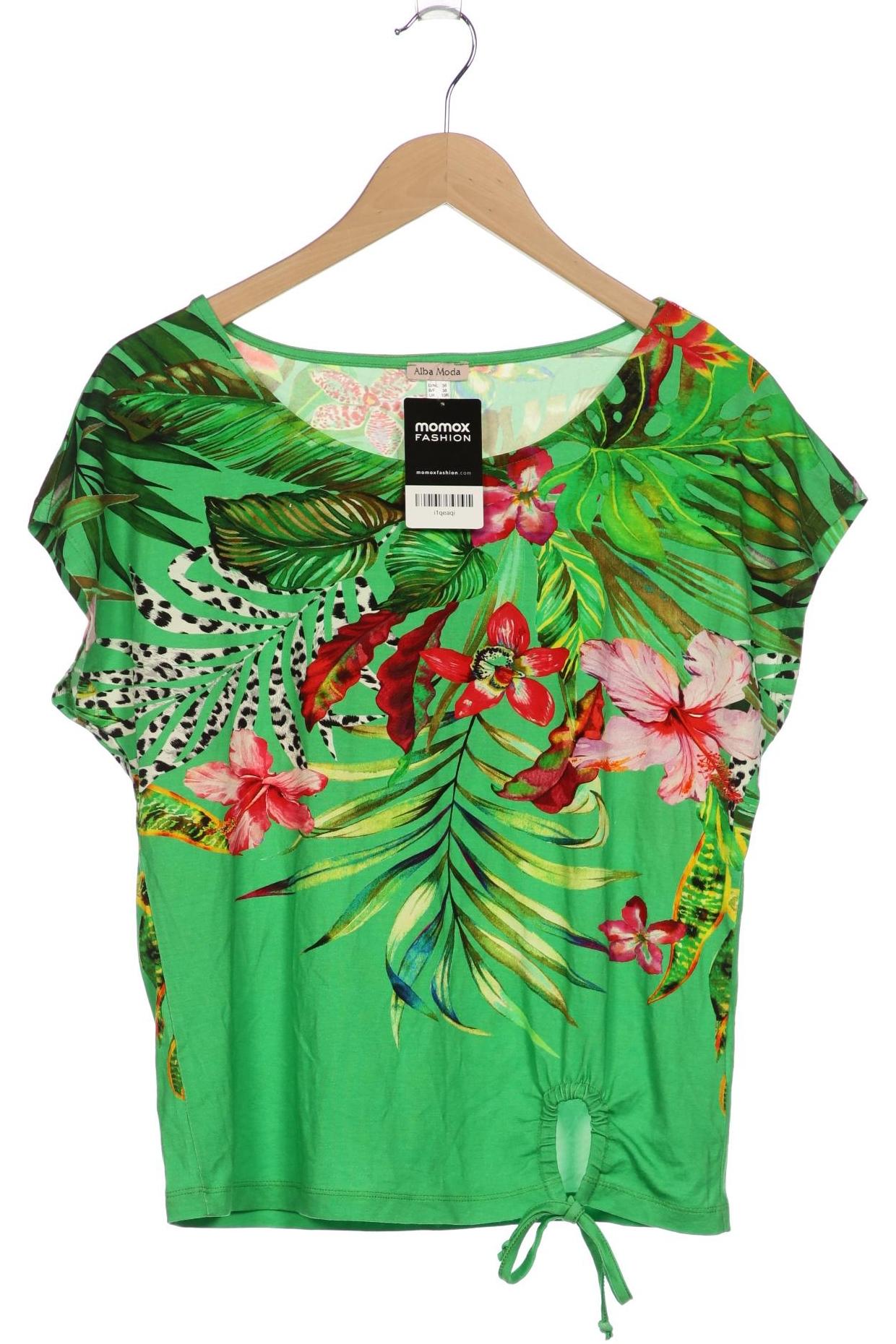 

Alba Moda Damen T-Shirt, grün, Gr. 36