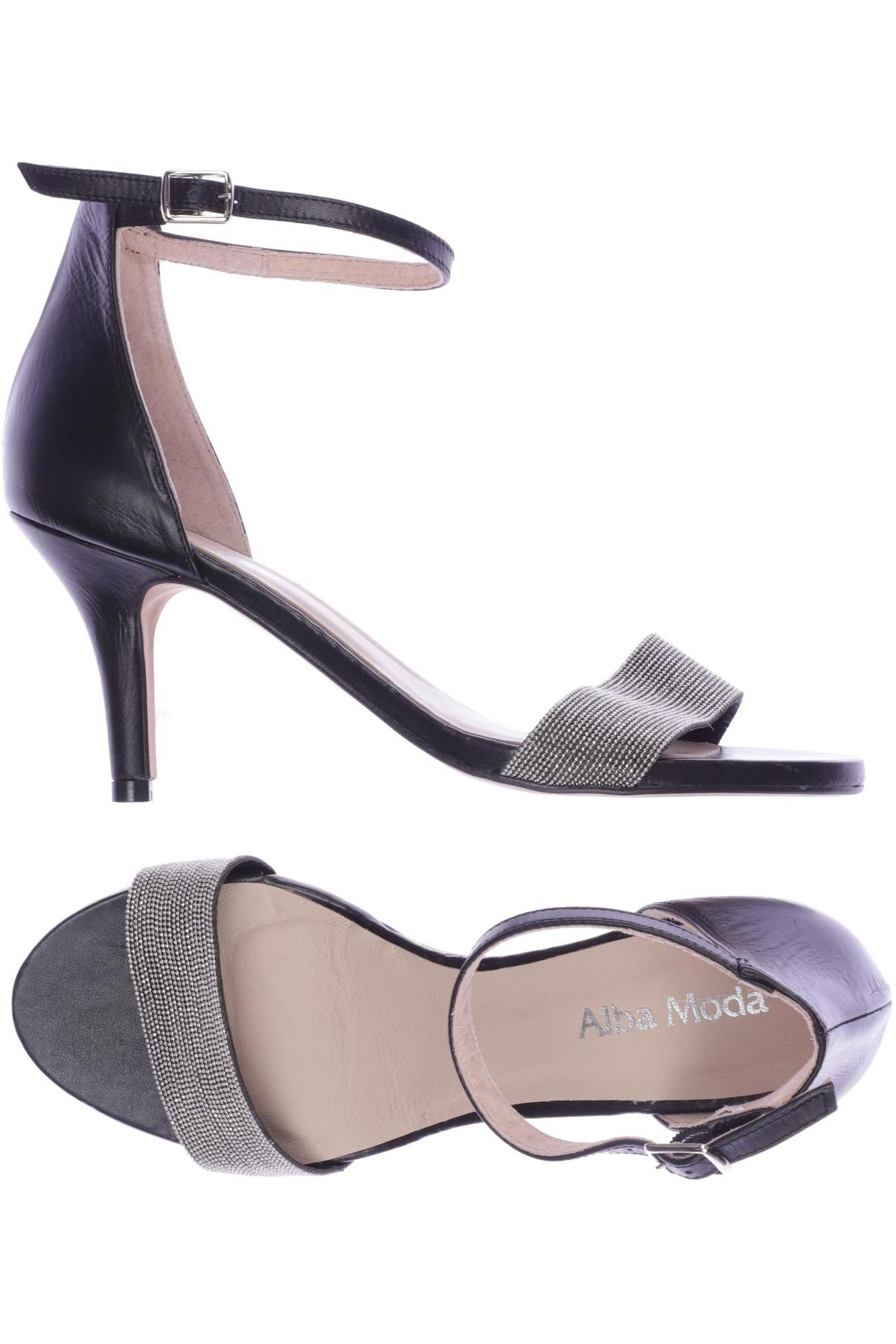

Alba Moda Damen Sandale, schwarz, Gr. 40