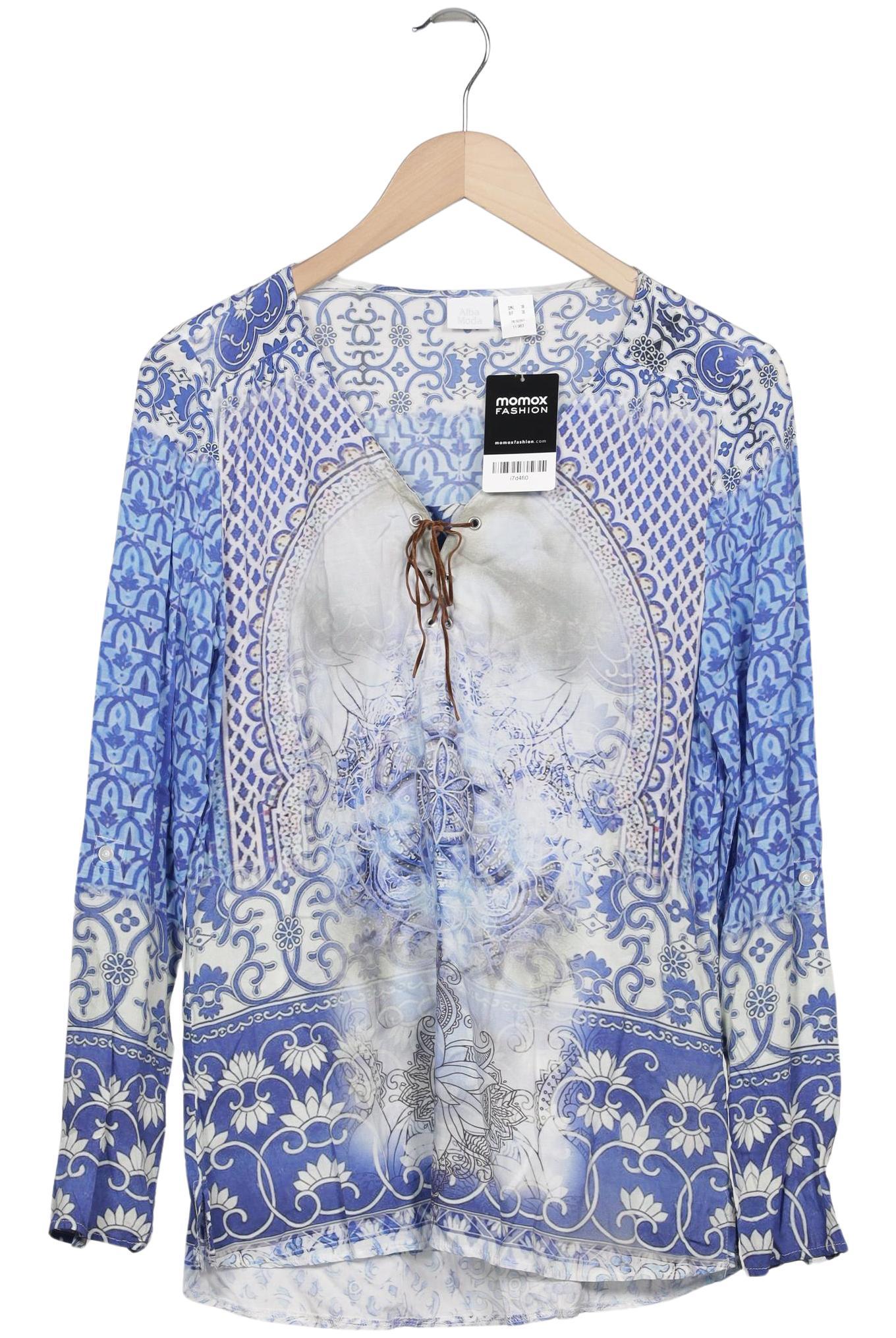 

Alba Moda Damen Bluse, blau, Gr. 36