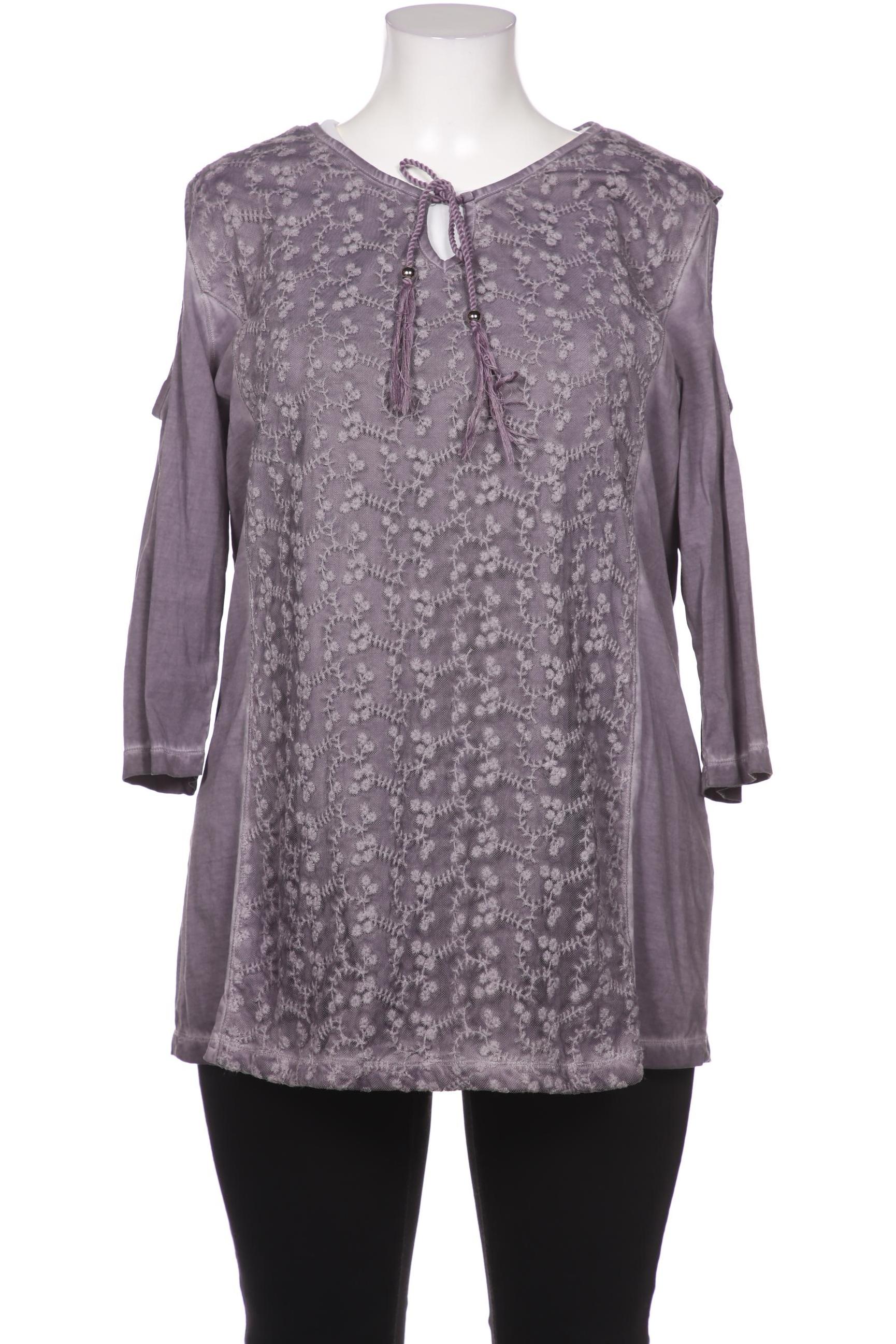 

Alba Moda Damen Langarmshirt, flieder, Gr. 46