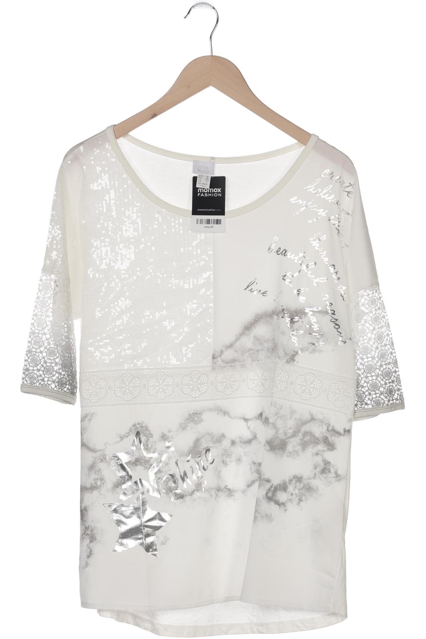 

Alba Moda Damen T-Shirt, weiß, Gr. 36