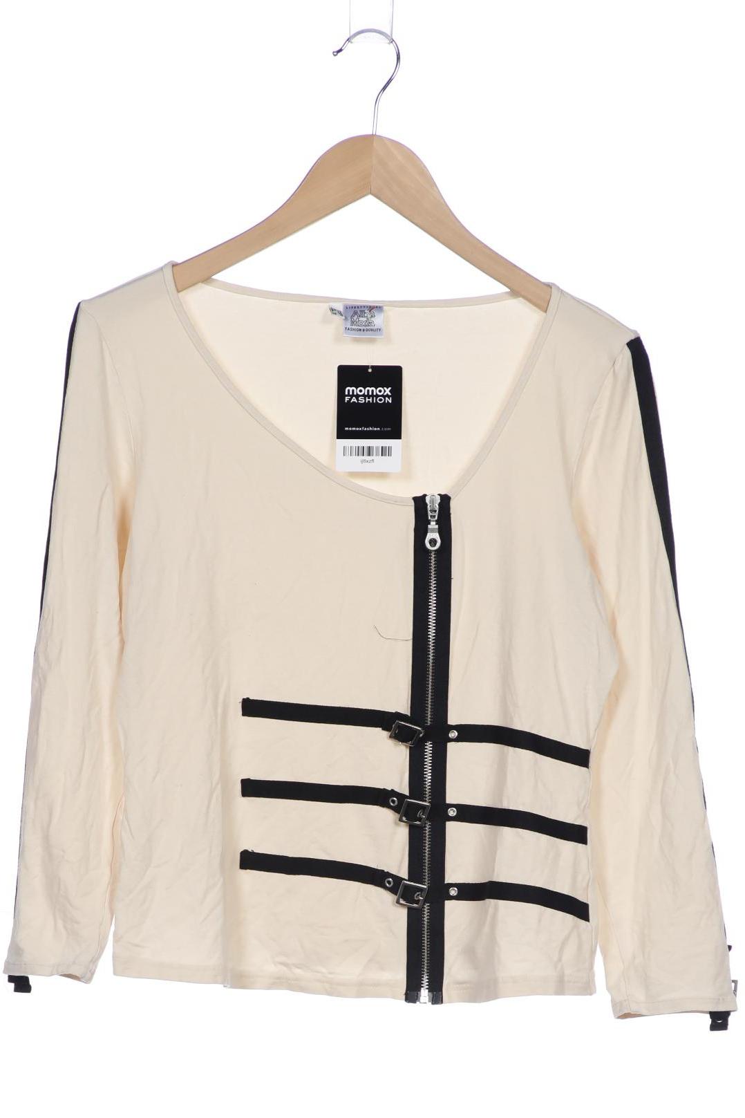 

Alba Moda Damen Langarmshirt, cremeweiß, Gr. 42