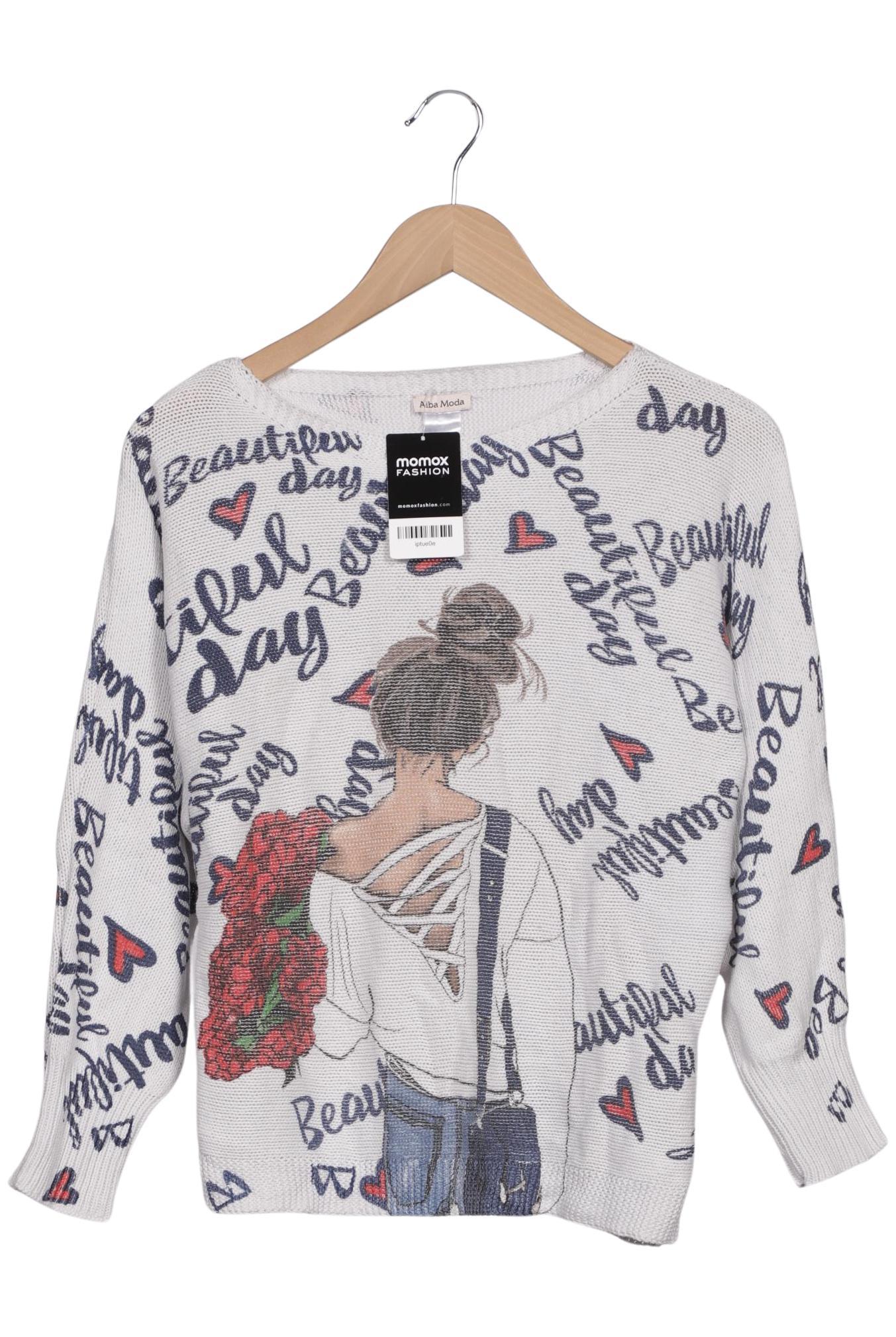 

Alba Moda Damen Pullover, weiß, Gr. 36