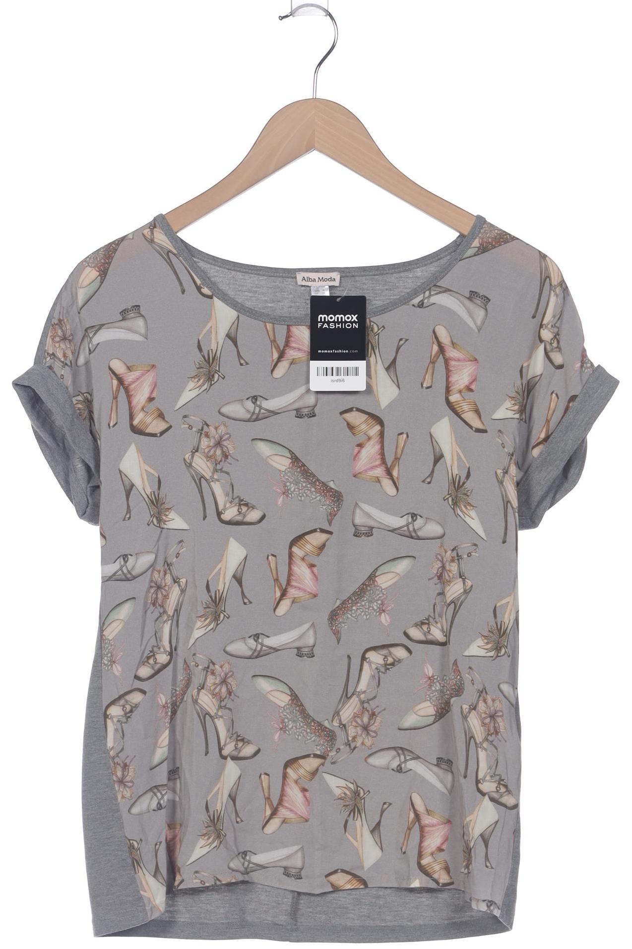 

Alba Moda Damen T-Shirt, grau, Gr. 36
