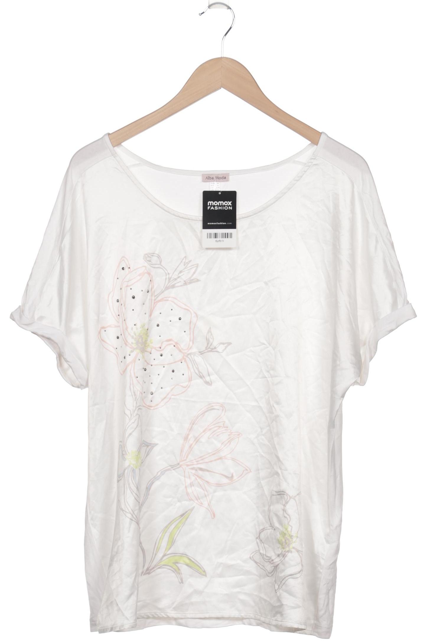 

Alba Moda Damen T-Shirt, weiß, Gr. 48