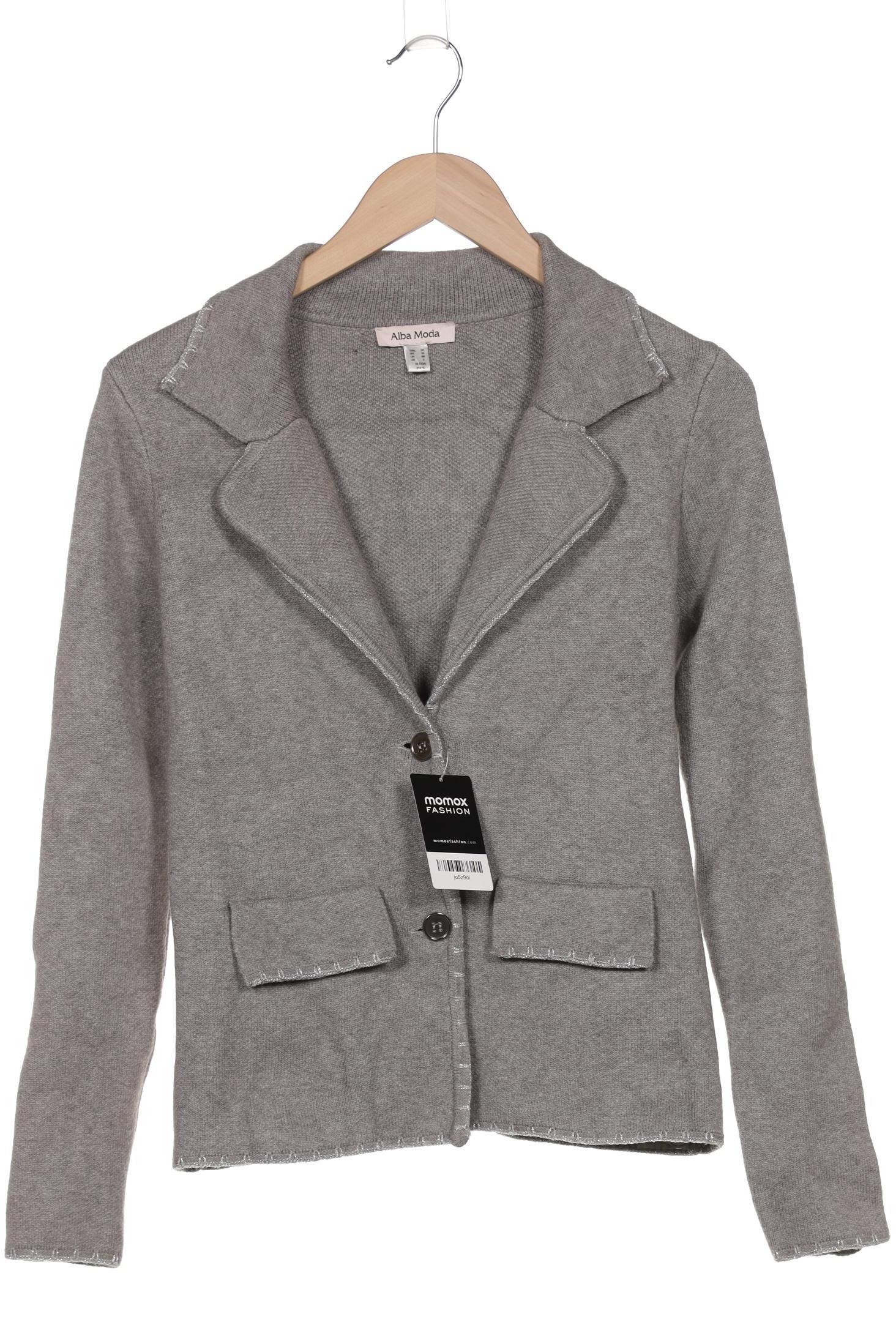

Alba Moda Damen Strickjacke, grau, Gr. 34