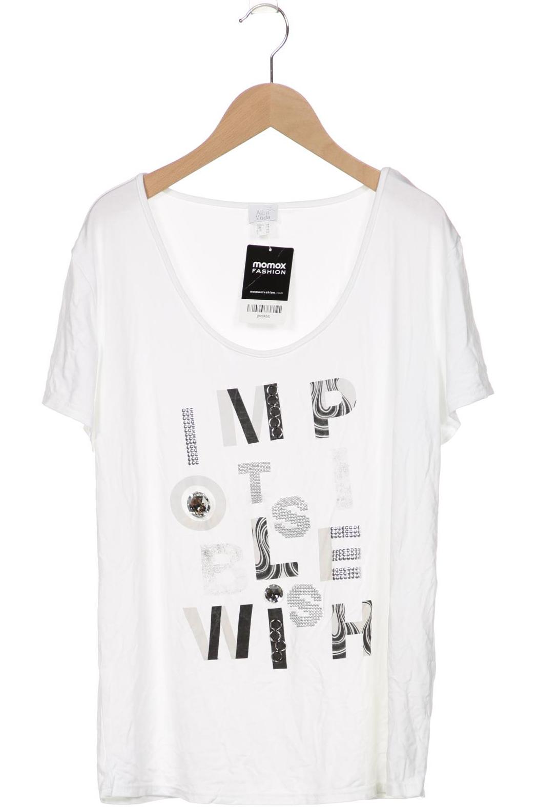 

Alba Moda Damen T-Shirt, weiß