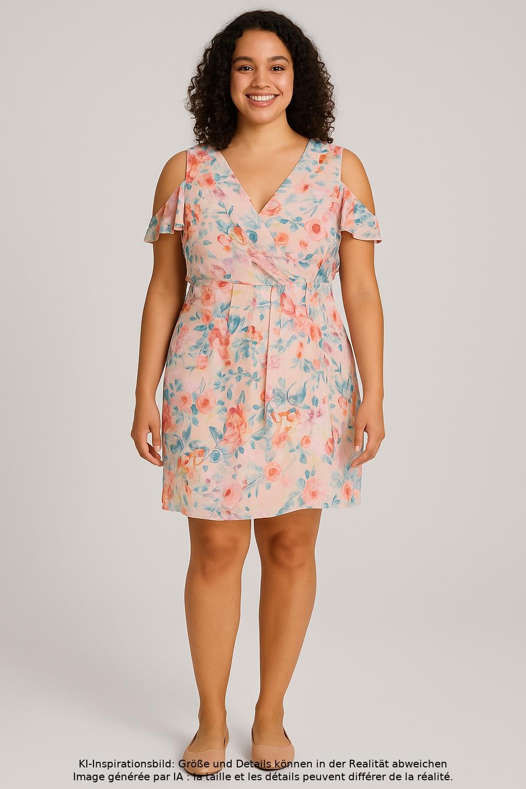 

Alba Moda Damen Kleid, mehrfarbig, Gr. 42