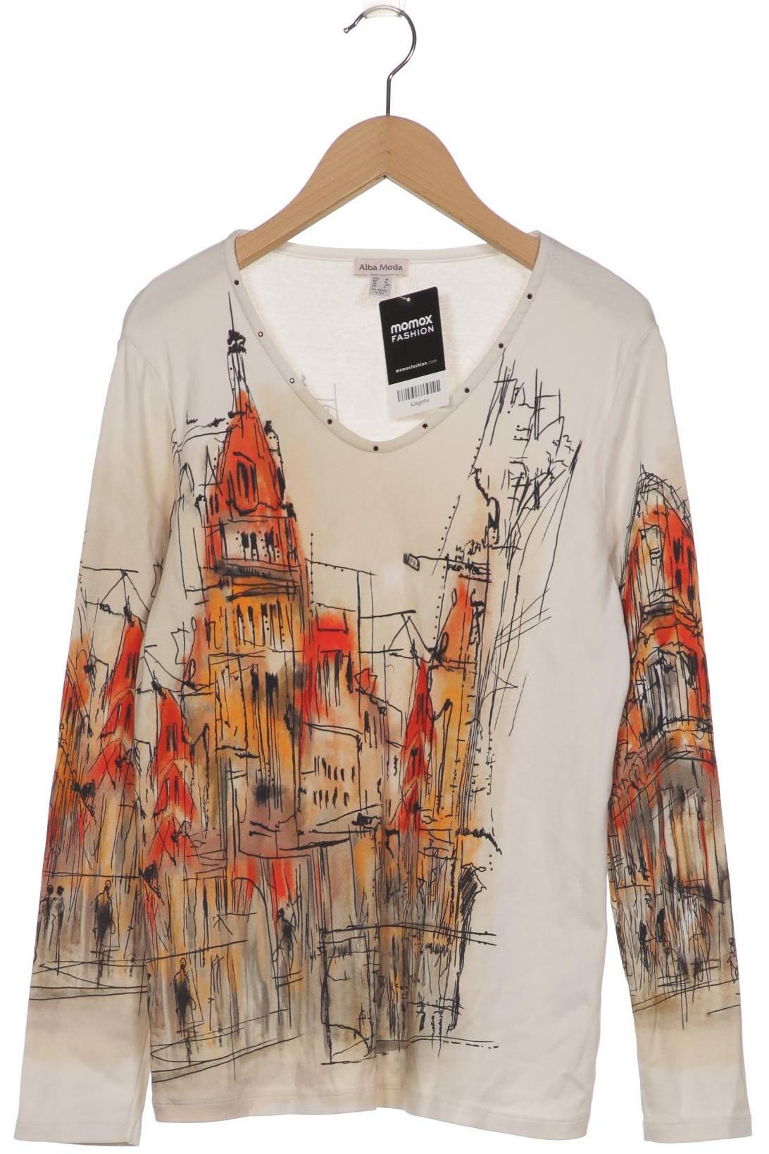 

Alba Moda Damen Langarmshirt, beige, Gr. 38