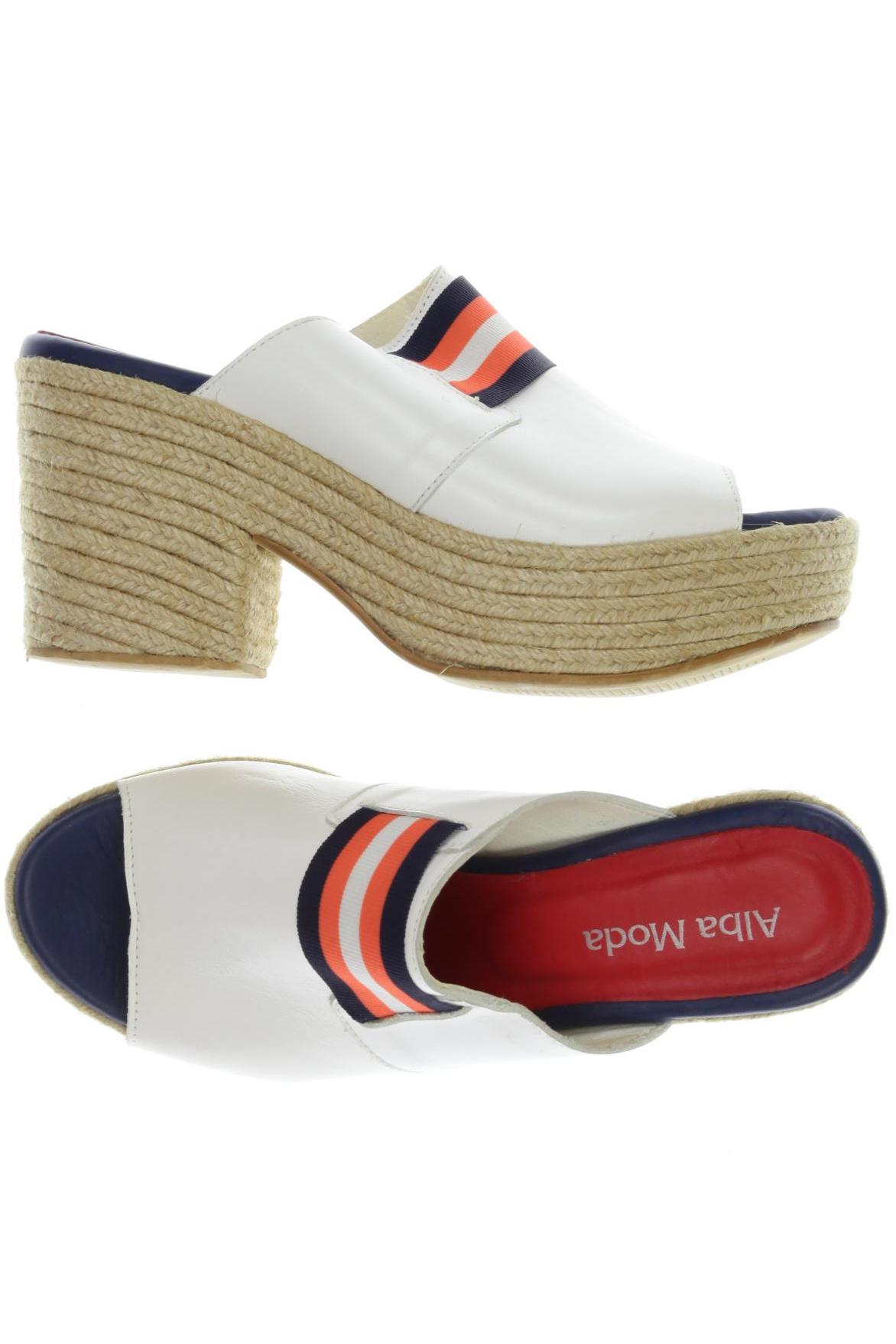 

Alba Moda Damen Sandale, weiß, Gr. 39
