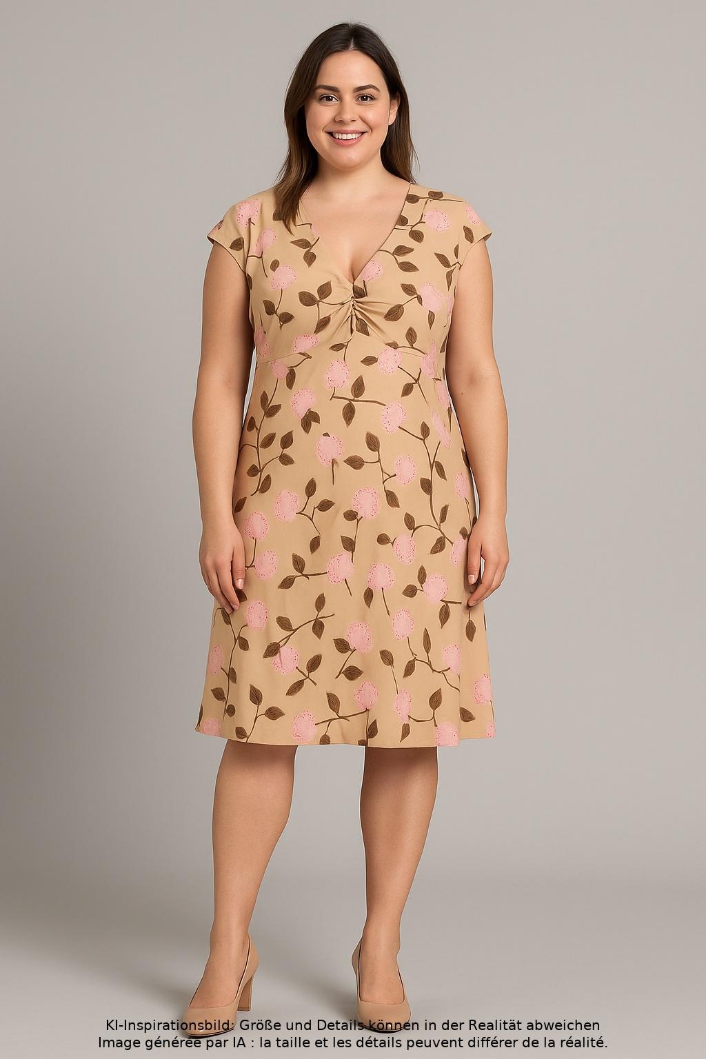 

Alba Moda Damen Kleid, mehrfarbig, Gr. 46