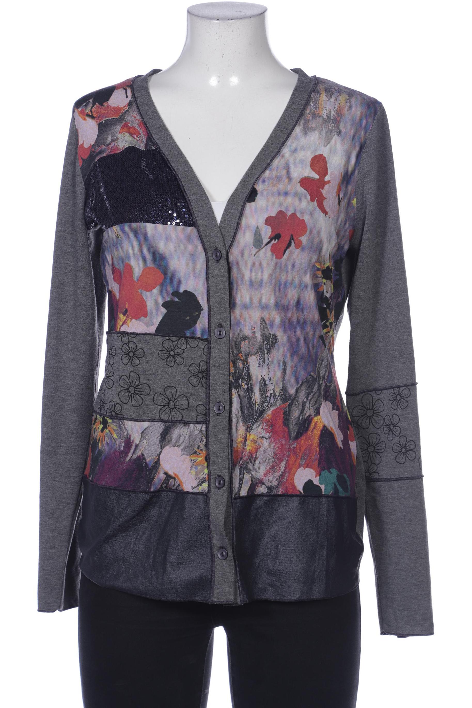 

Alba Moda Damen Strickjacke, grau, Gr. 40