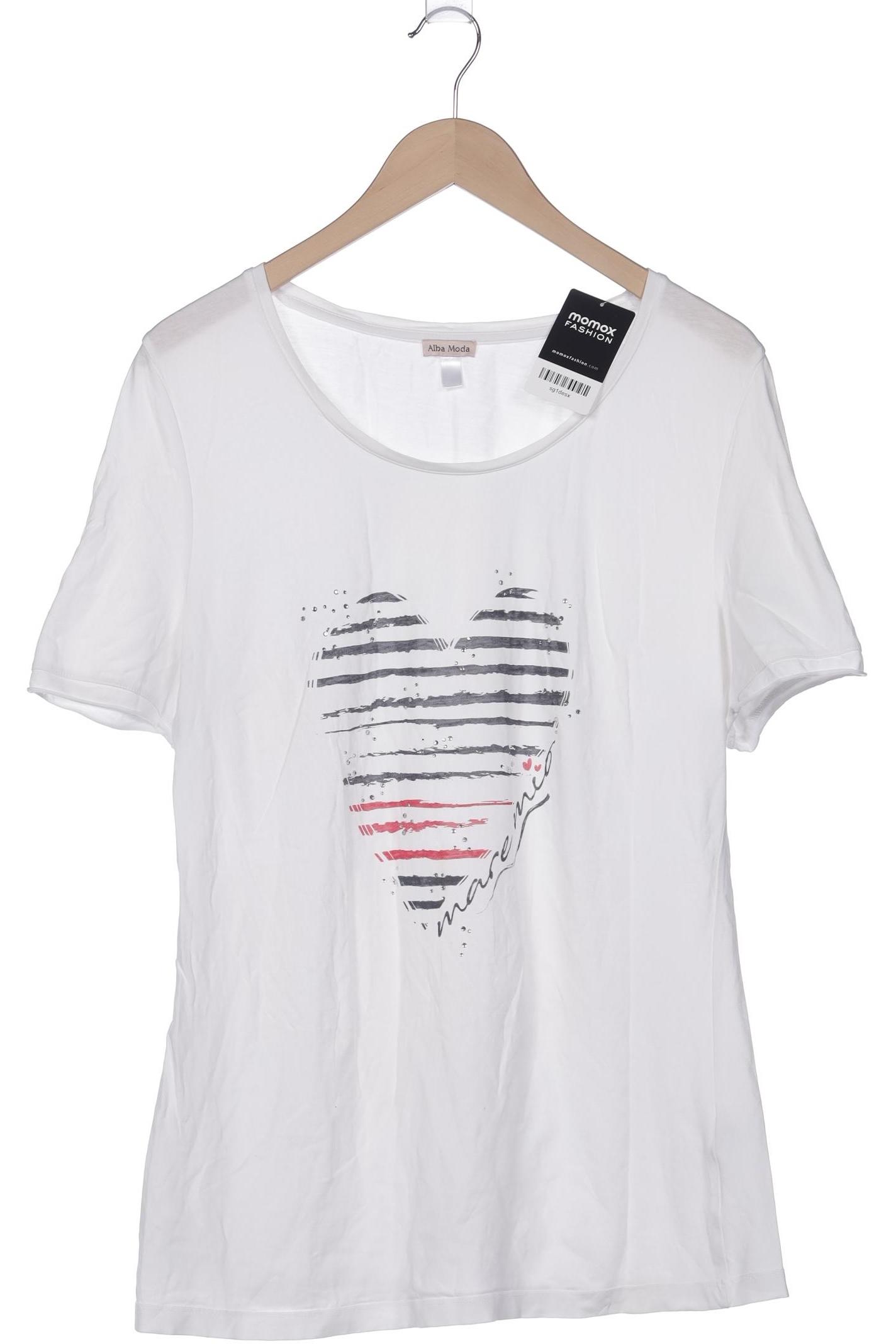 

Alba Moda Damen T-Shirt, weiß, Gr. 42