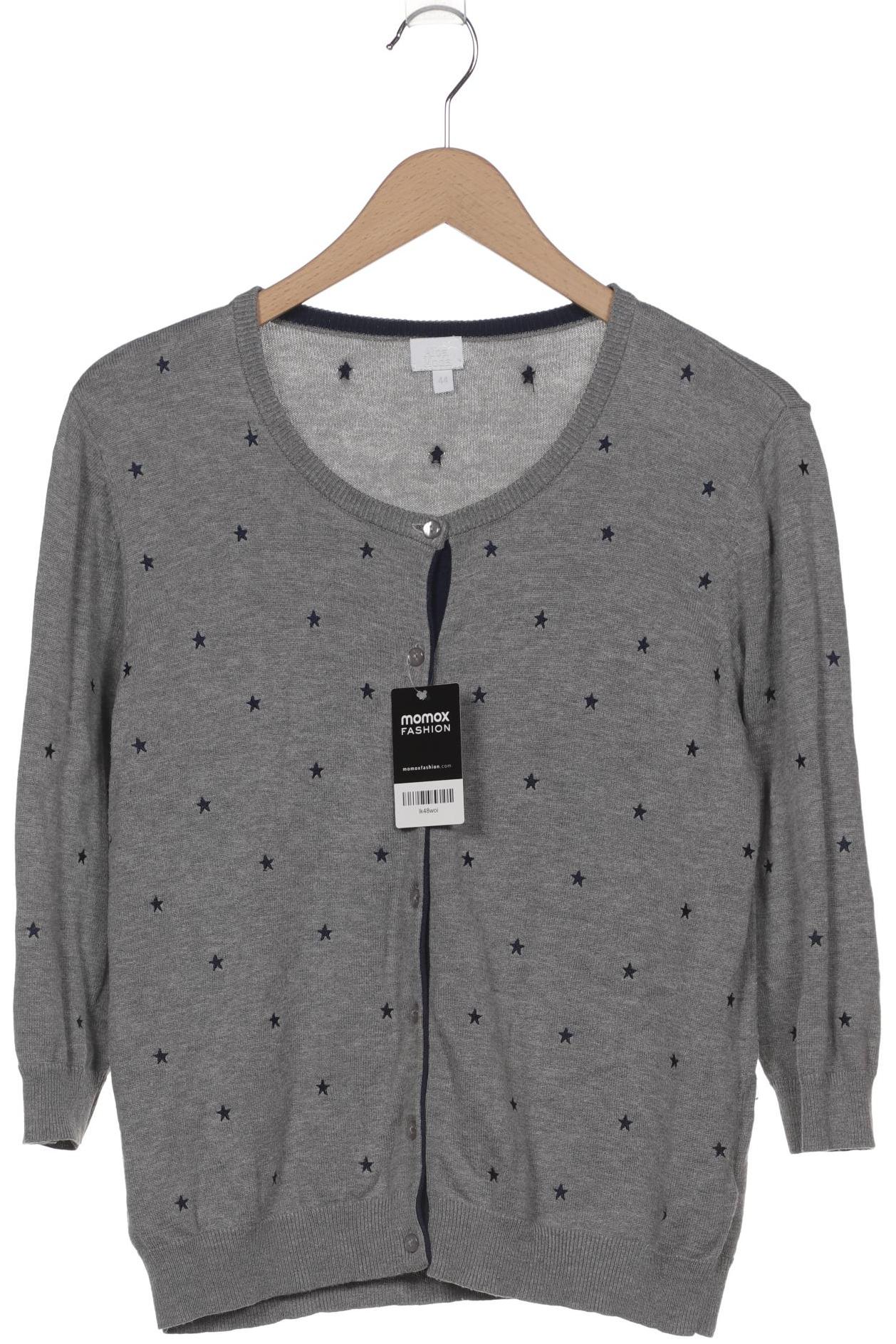 

Alba Moda Damen Strickjacke, grau, Gr. 44