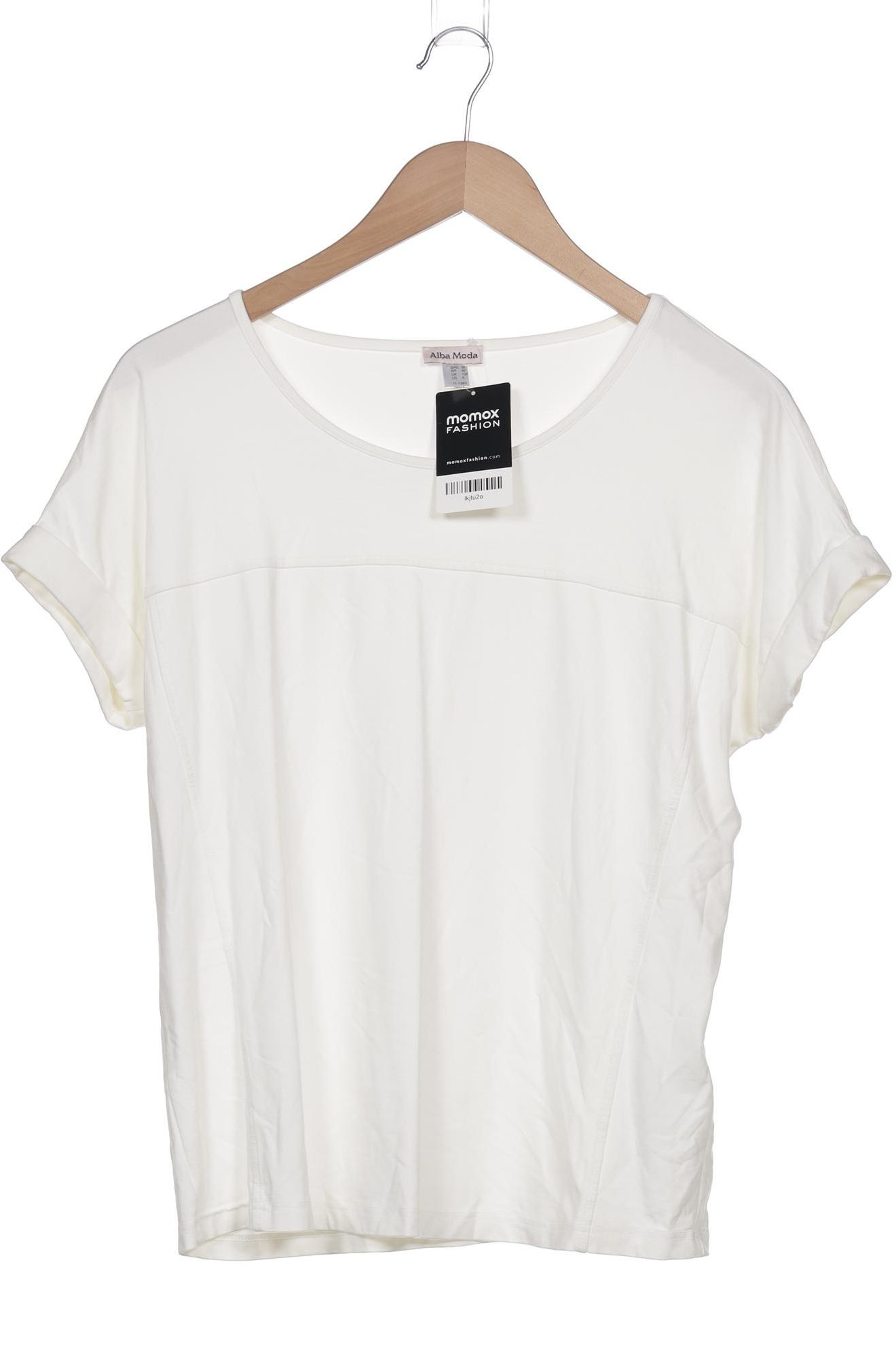 

Alba Moda Damen T-Shirt, cremeweiß, Gr. 38