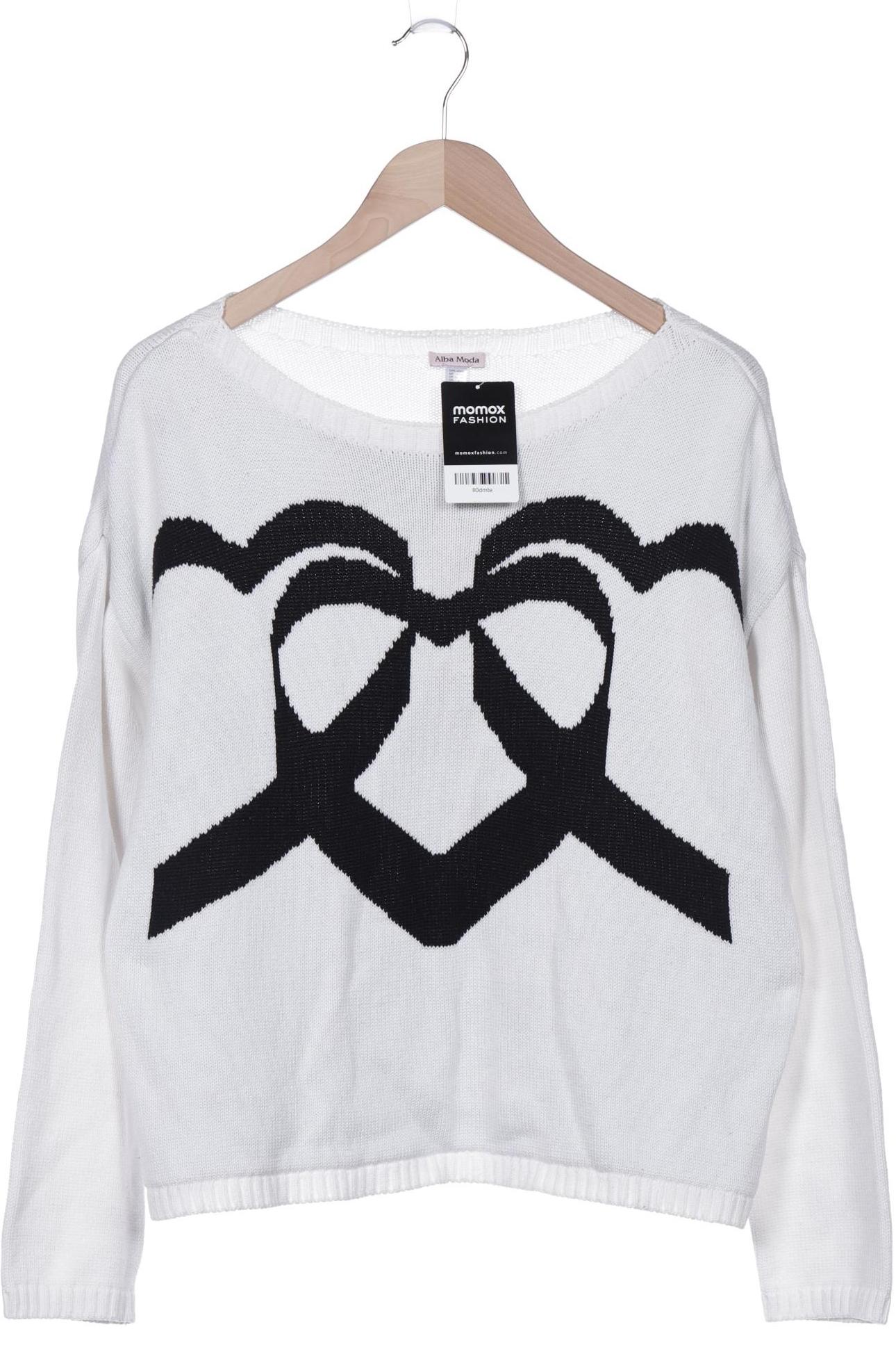 

Alba Moda Damen Pullover, weiß, Gr. 40