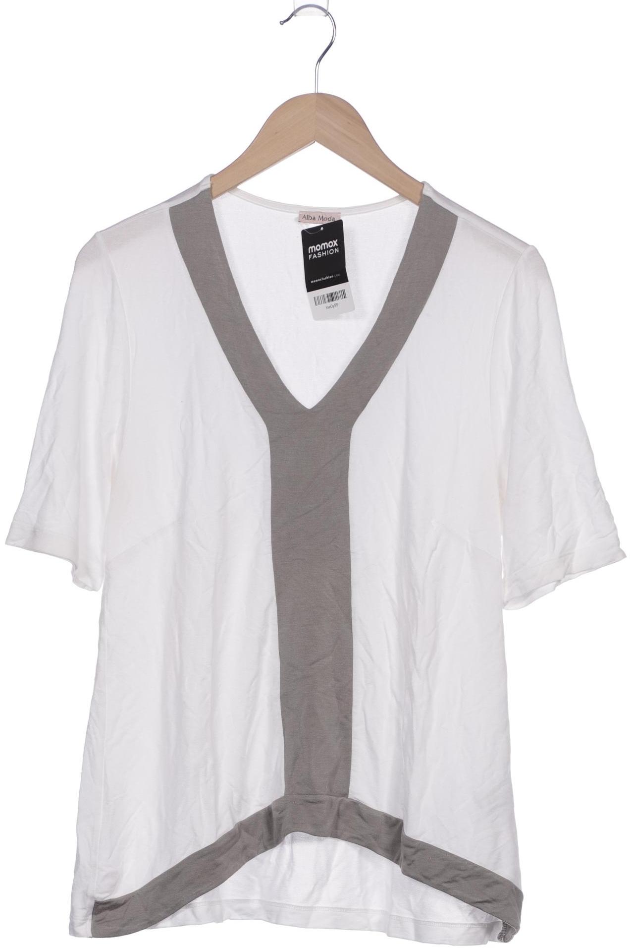 

Alba Moda Damen T-Shirt, weiß, Gr. 40