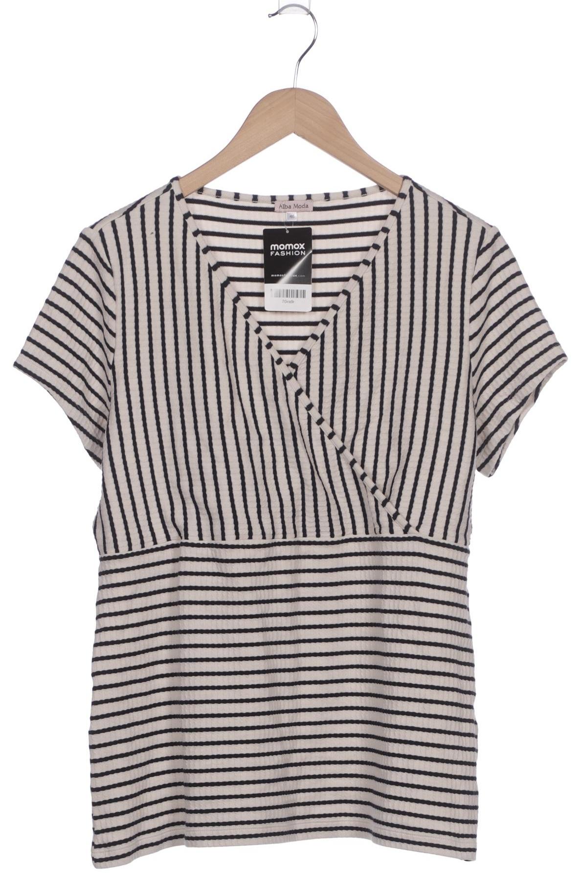 

Alba Moda Damen T-Shirt, cremeweiß, Gr. 46