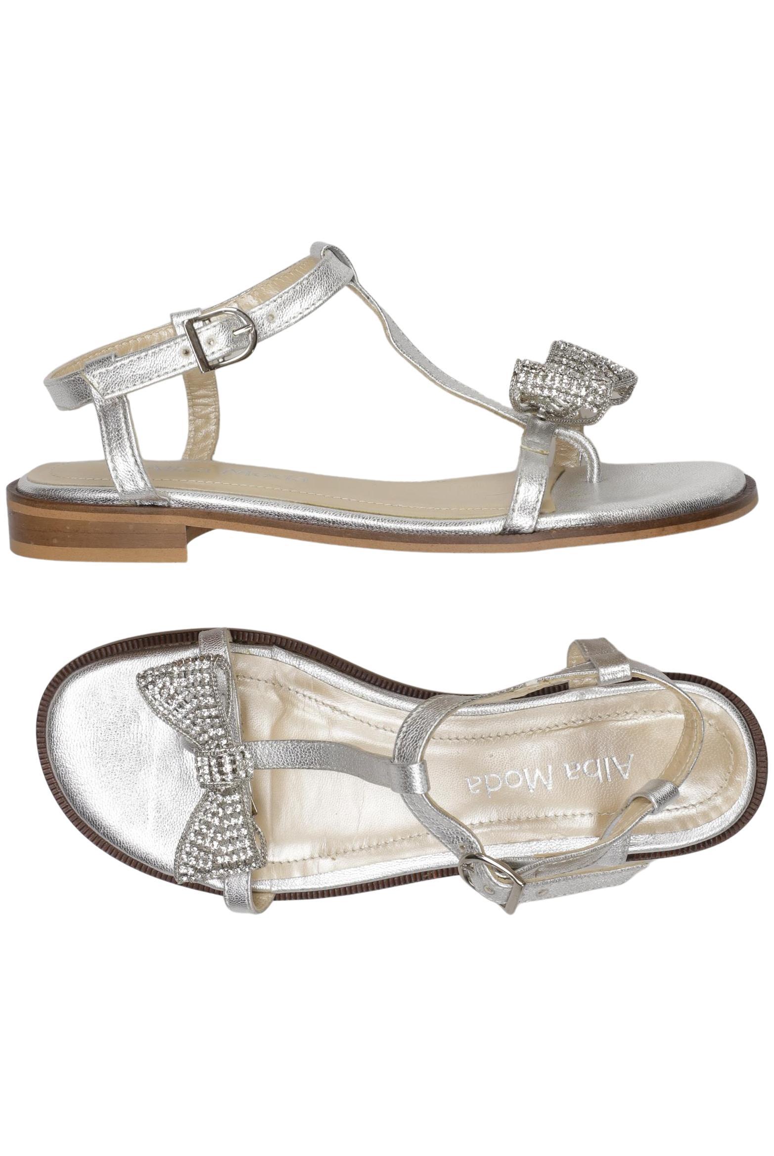 

Alba Moda Damen Sandale, silber, Gr. 38