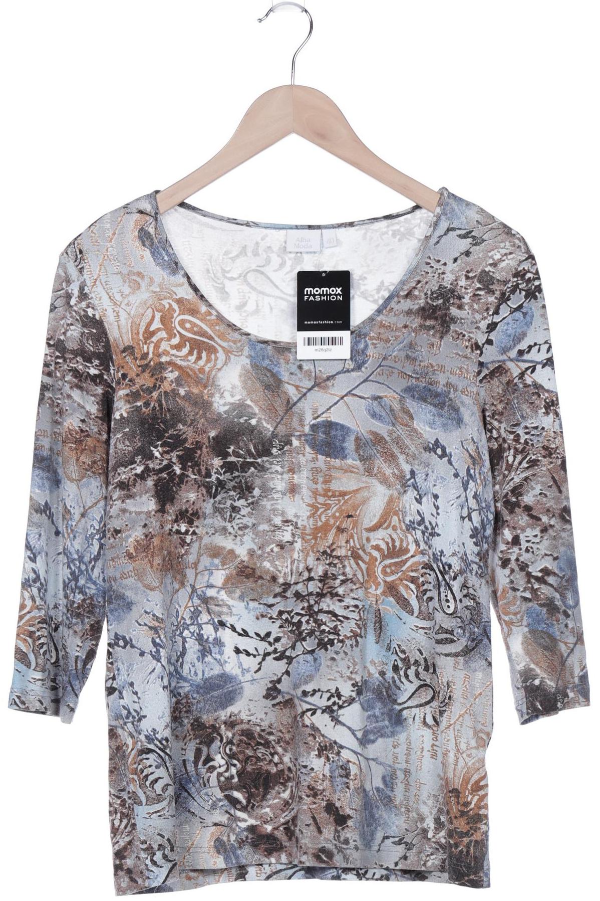 

Alba Moda Damen Langarmshirt, mehrfarbig, Gr. 40