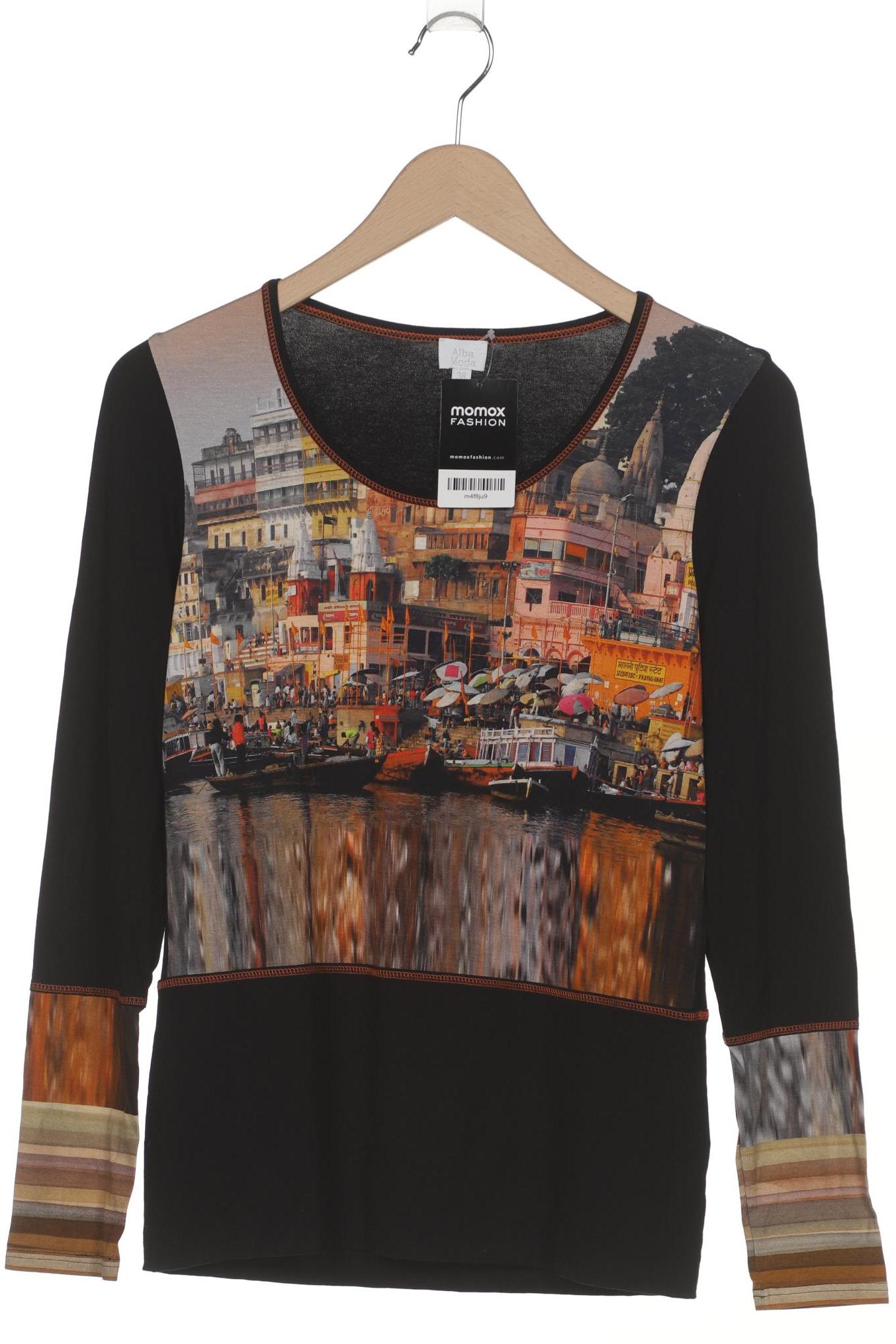 

Alba Moda Damen Langarmshirt, schwarz, Gr. 38