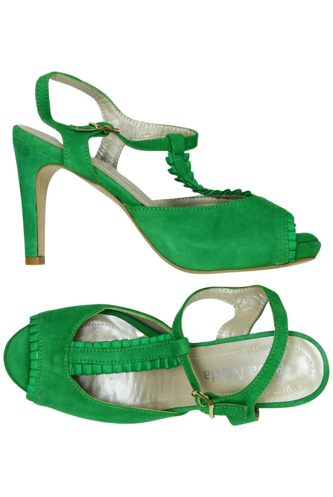 

Alba Moda Damen Sandale, grün, Gr. 37