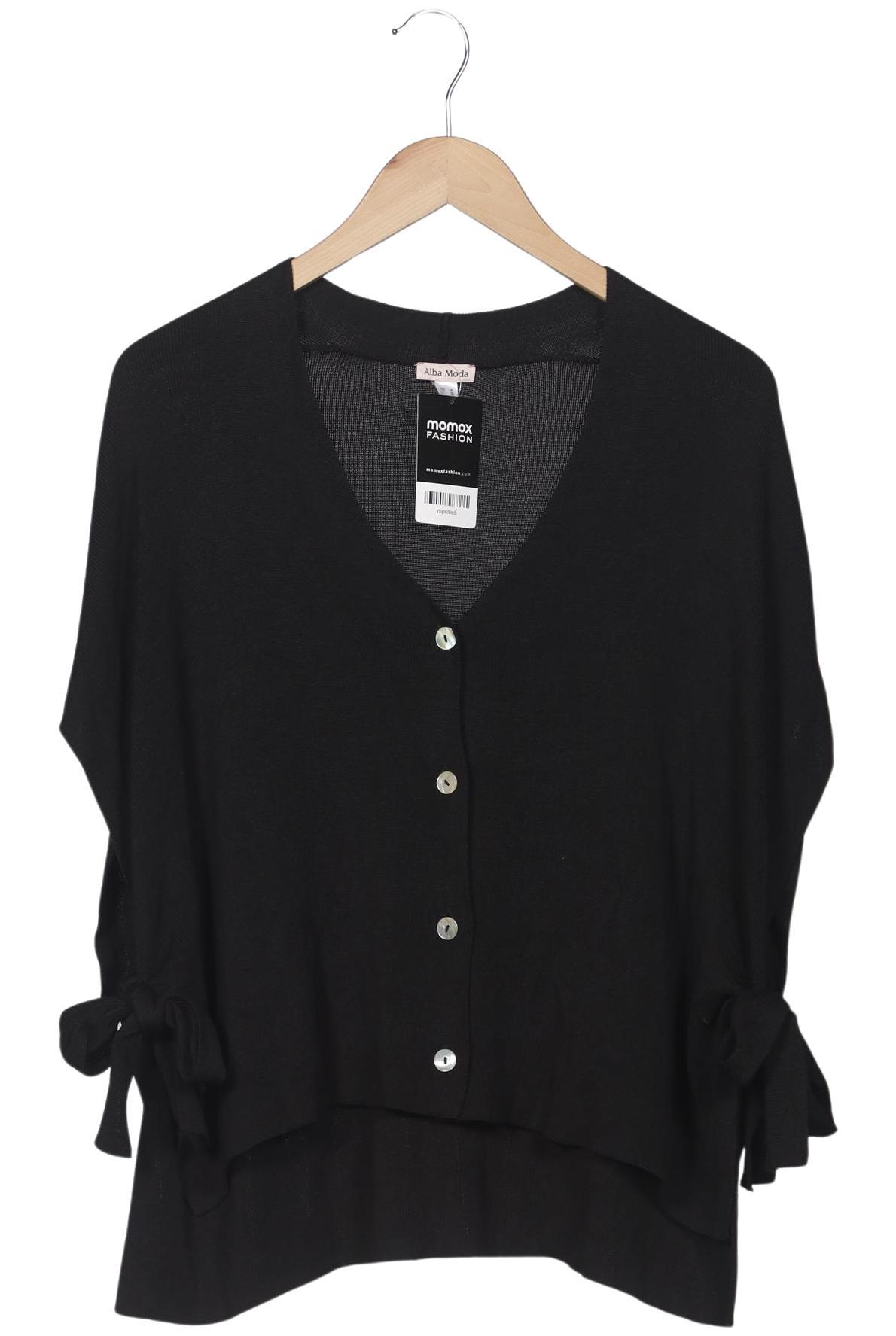 

Alba Moda Damen Strickjacke, schwarz, Gr. 40