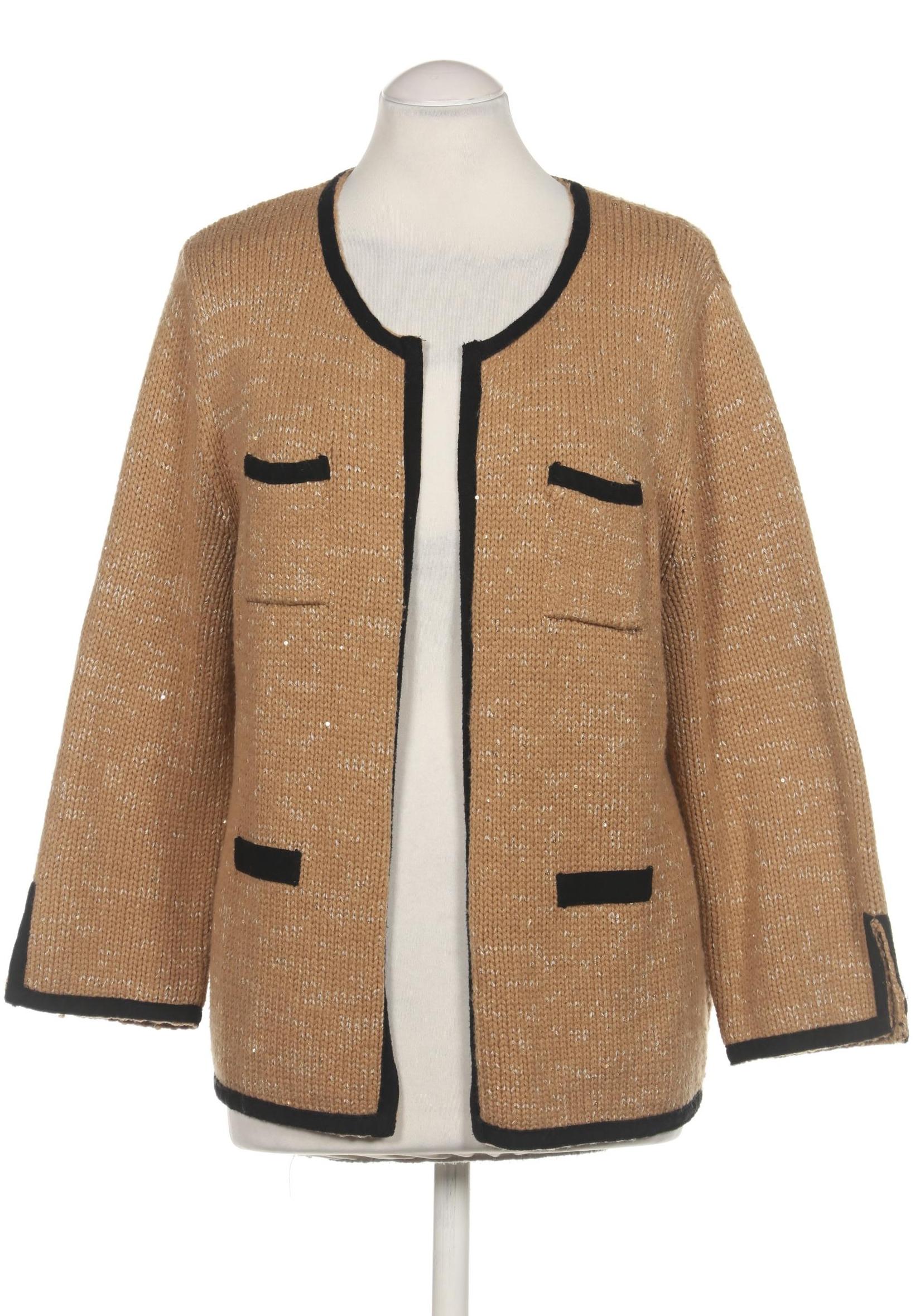 

Alba Moda Damen Strickjacke, beige, Gr. 38