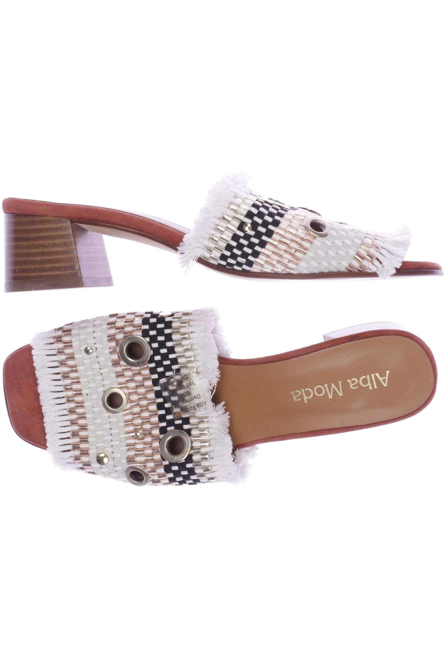 

Alba Moda Damen Sandale, weiß, Gr. 37